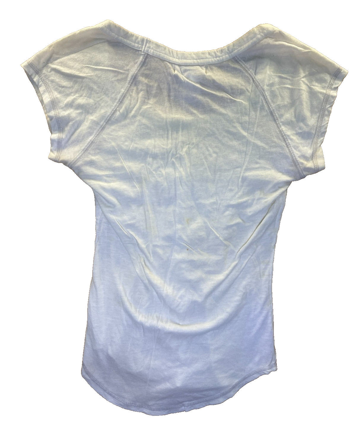 OP White Organic Cotton Scoop Neck Pocket Tee Juniors S (3–5) Casual