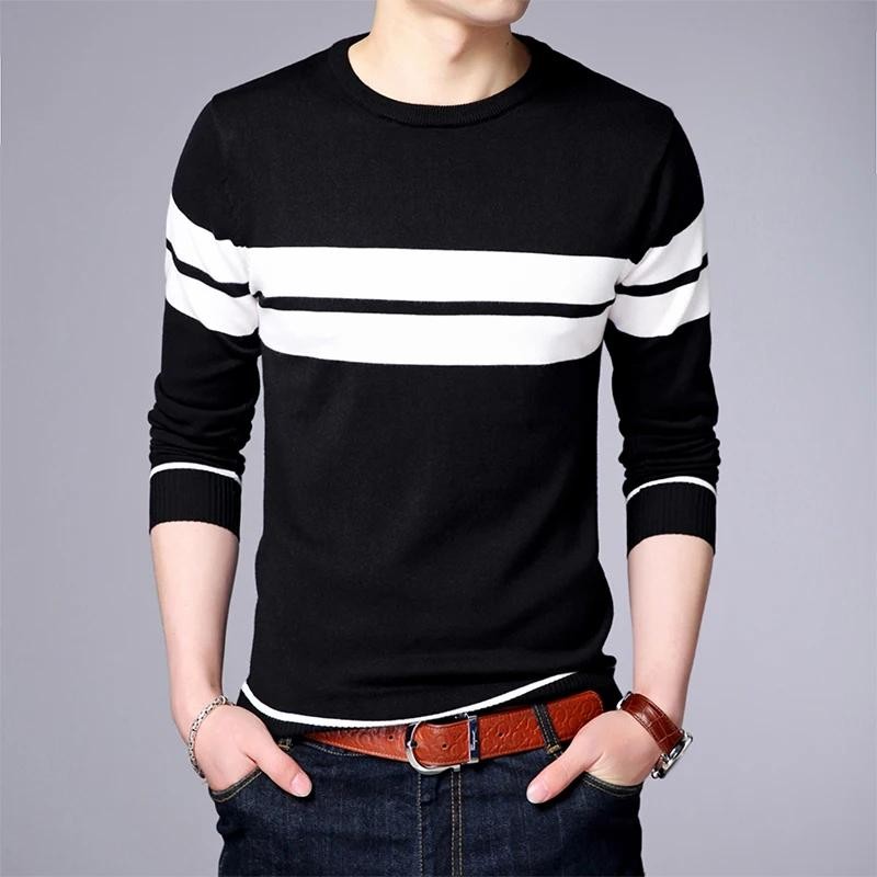 Camisa De Manga Larga Moda Casual Primavera Otoño Camiseta Estampado Para Hombre