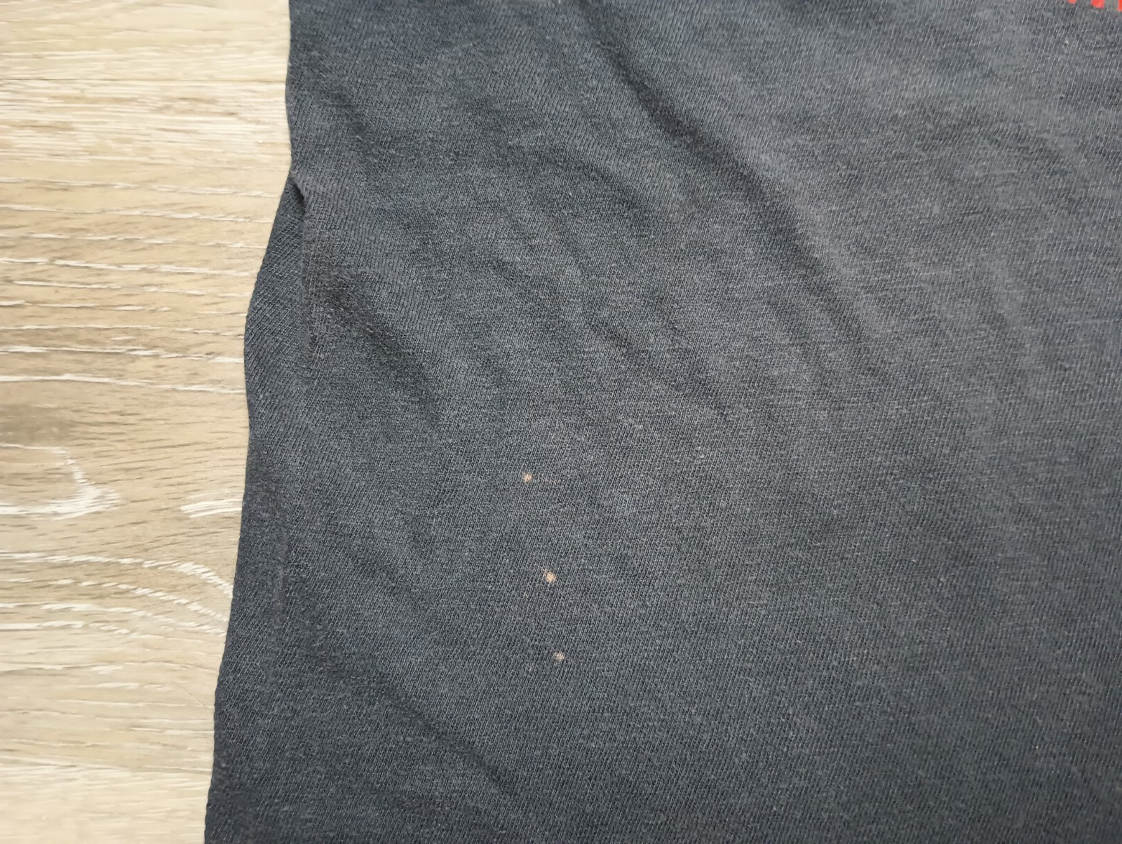 1980s Political vtg T Shirt FADED Black El Salvador Central America USA politics