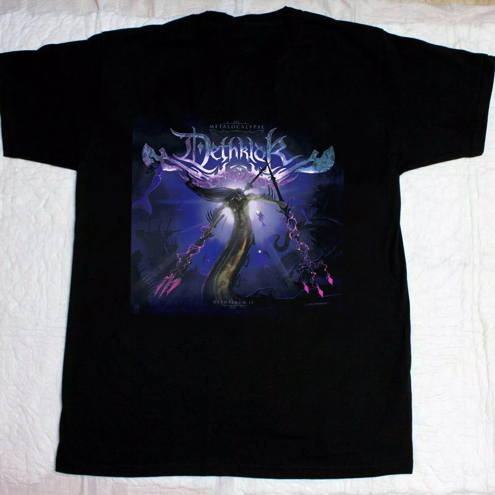 METALOCALYPSE DETHKLOK BAND Dethalbum II T Shirt Full Size S-5XL