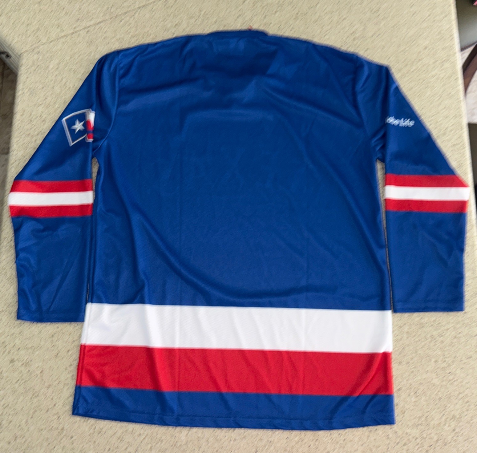 MLB Baseball Texas Rangers Lace Up SGA Hockey Jersey 8/26/2025 Size XL