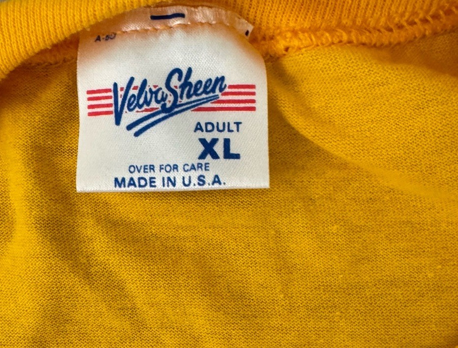Vintage 80s Velva Sheen Mens Oakland A&rsquo;s Athletics T-Shirt Size XL Extra Large