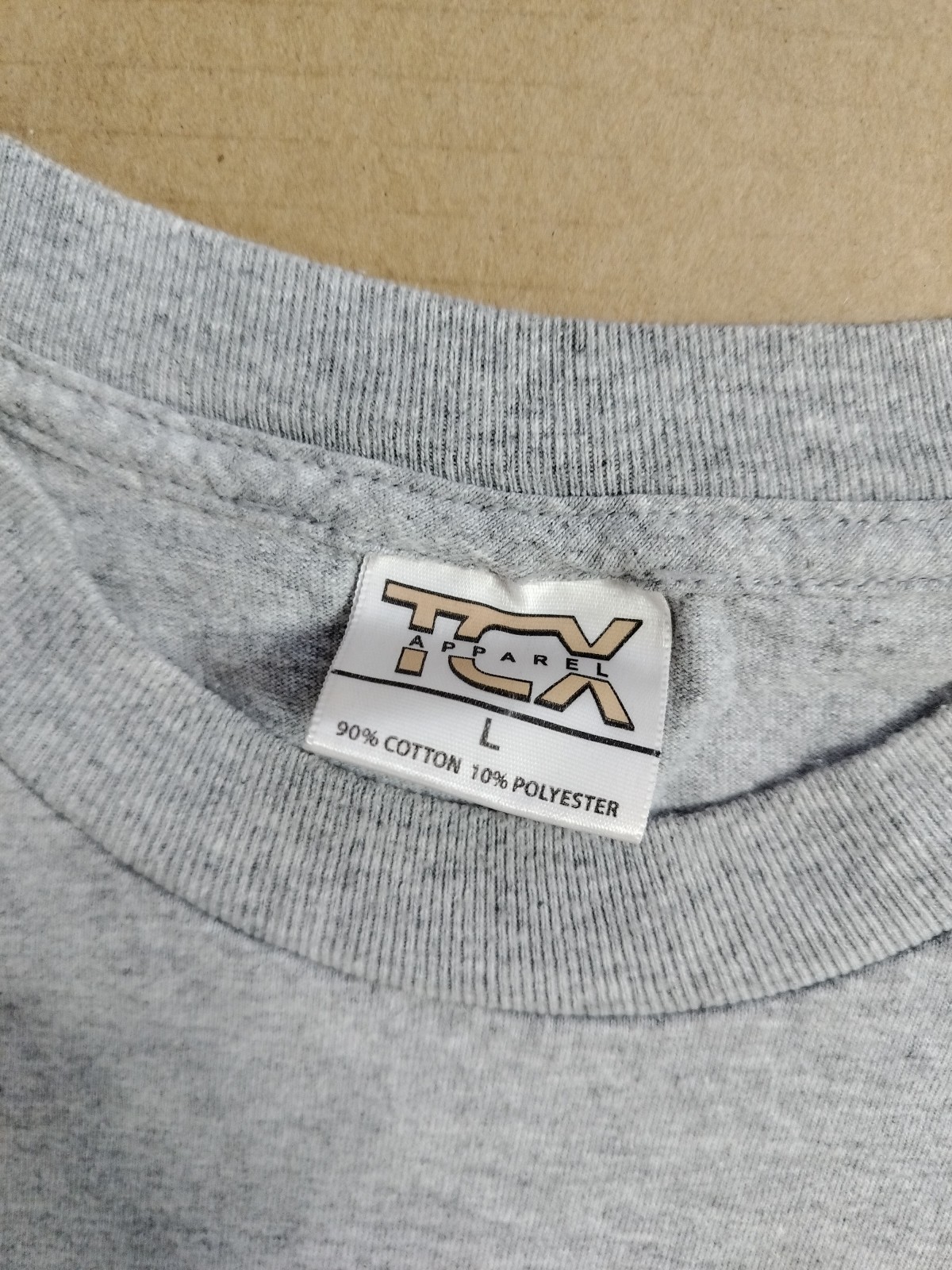 Older Mens L Tcx Ithaca College Upstate NY University Tee Pit 20 Length 29.5