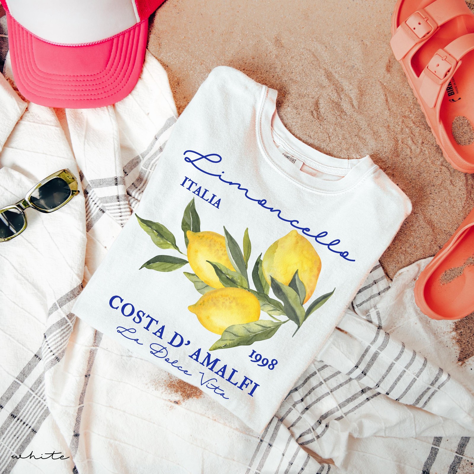 Comfort Colors® Retro Limoncello La Dolce Vita Tee, Lemon Shirt, Italy T-shirt,