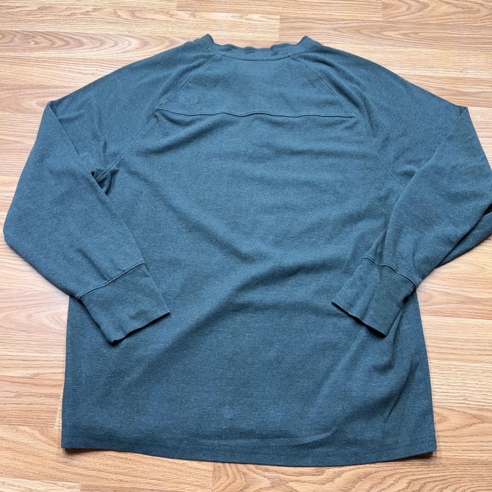 The Normal Brand Shirt Mens 2XL Gray Long Sleeve Henley Stretch Casual Tee
