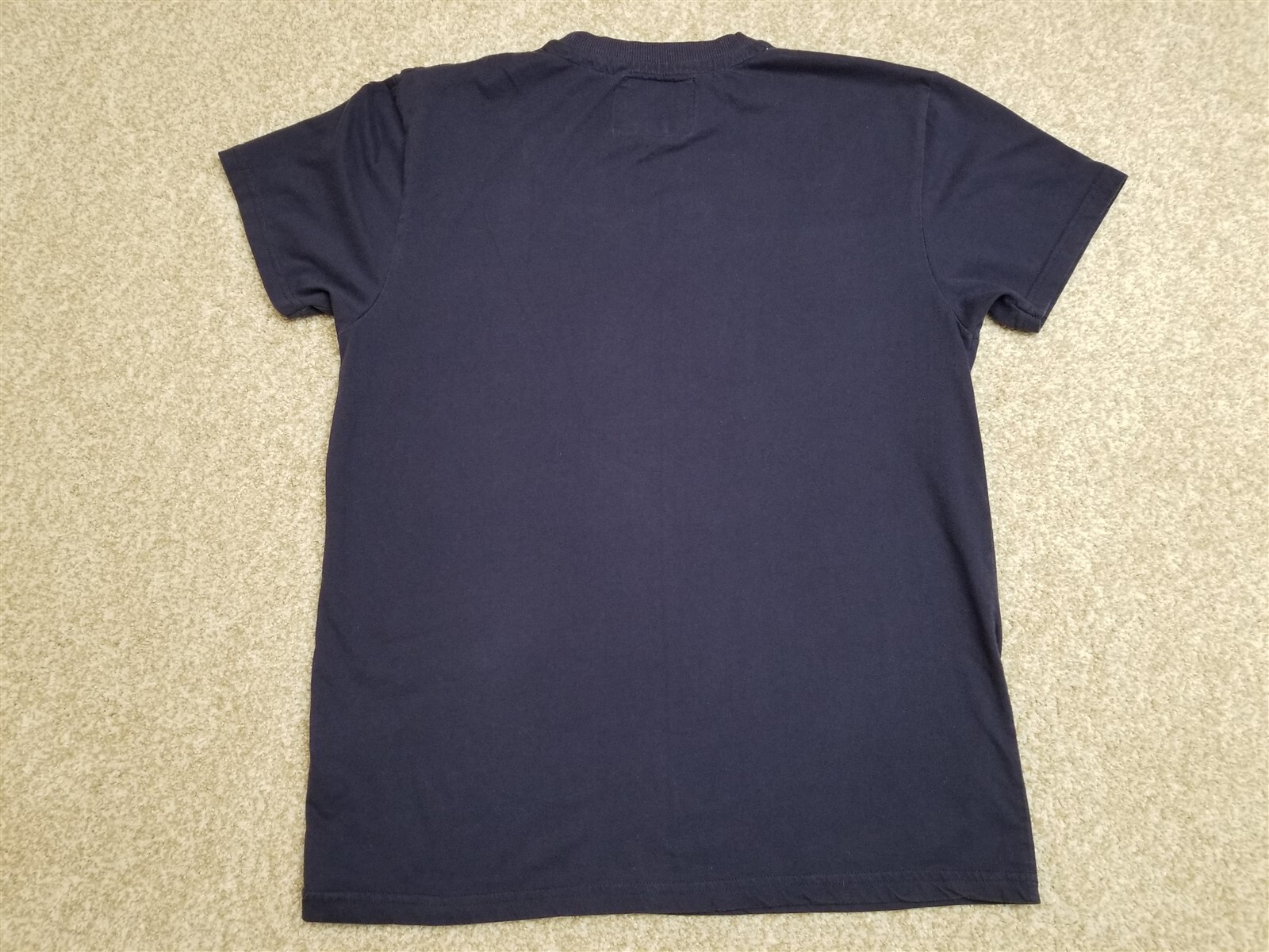 Pacific Blue T Shirt Mens Large Blue Crewneck Casual US 73 Eagle TEE