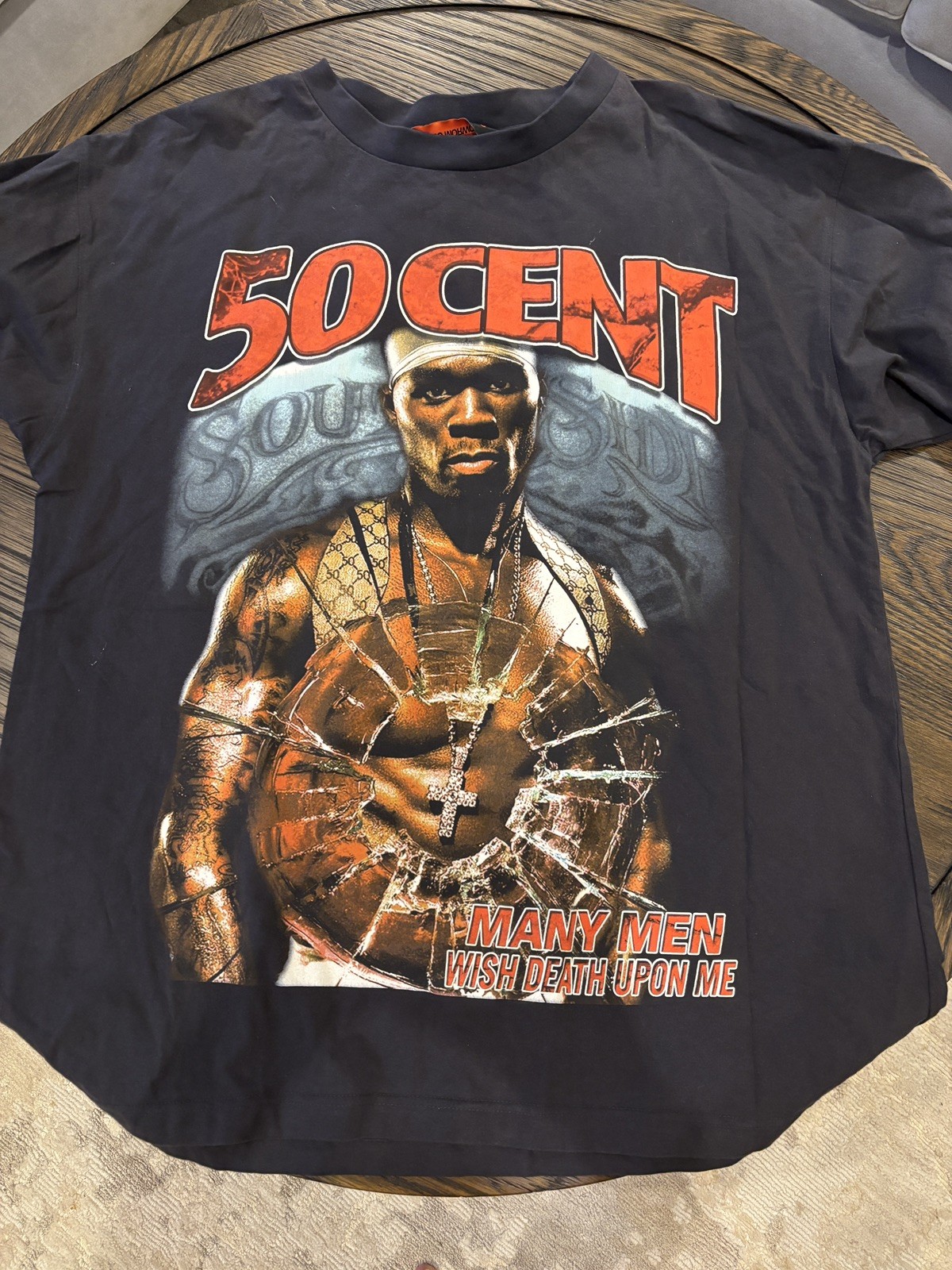 Rapper Tees-50 cent, Kid Cudi & Notorious B.I.G. Mens XL–Great Condition