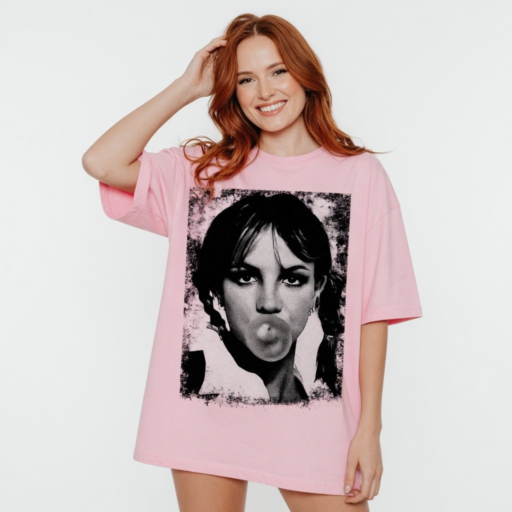 Y2K Pop Music Aesthetic Bubble Gum Graphic T Shirt Vintage Style Tee