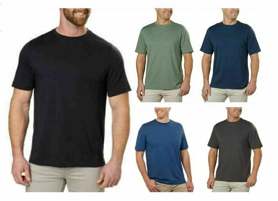 Kirkland Signature Men&rsquo;s Peruvian Pima Cotton Classic Fit Crew Neck Tee