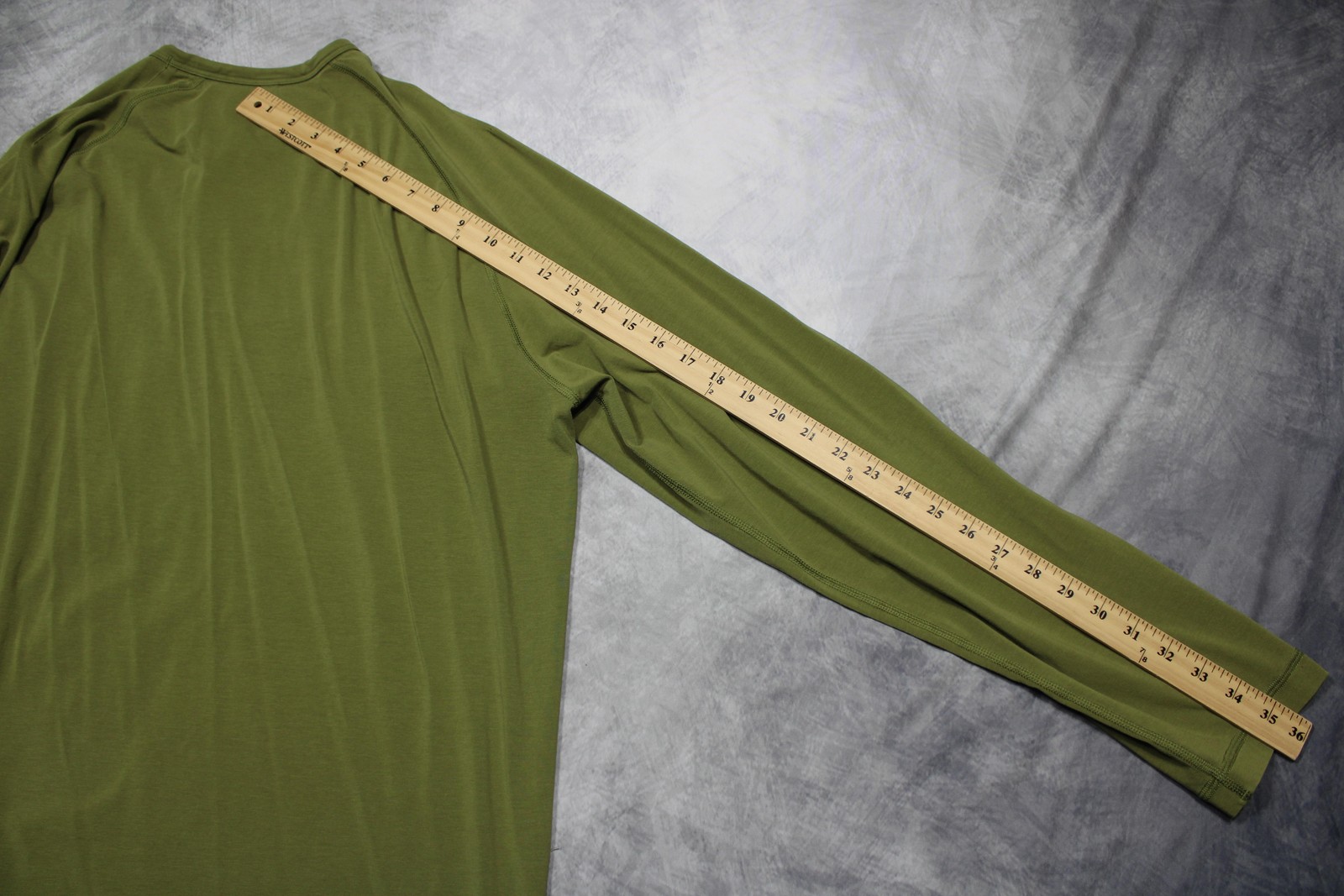 Public Rec Henley Shirt Mens 2XL Green Long Sleeve Pima Cotton Tencel Stretch