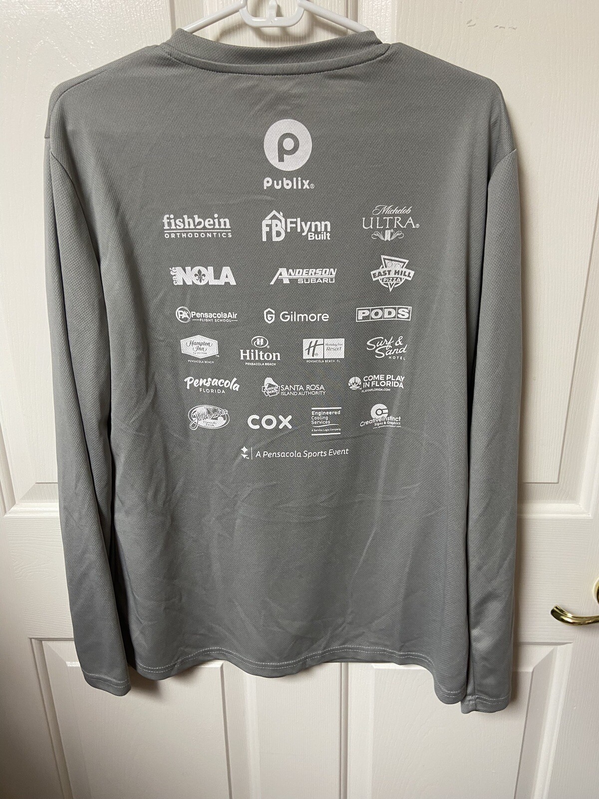 Pensacola Florida 25 Years Double Bridge Run Long Sleeve T-Shirt XL