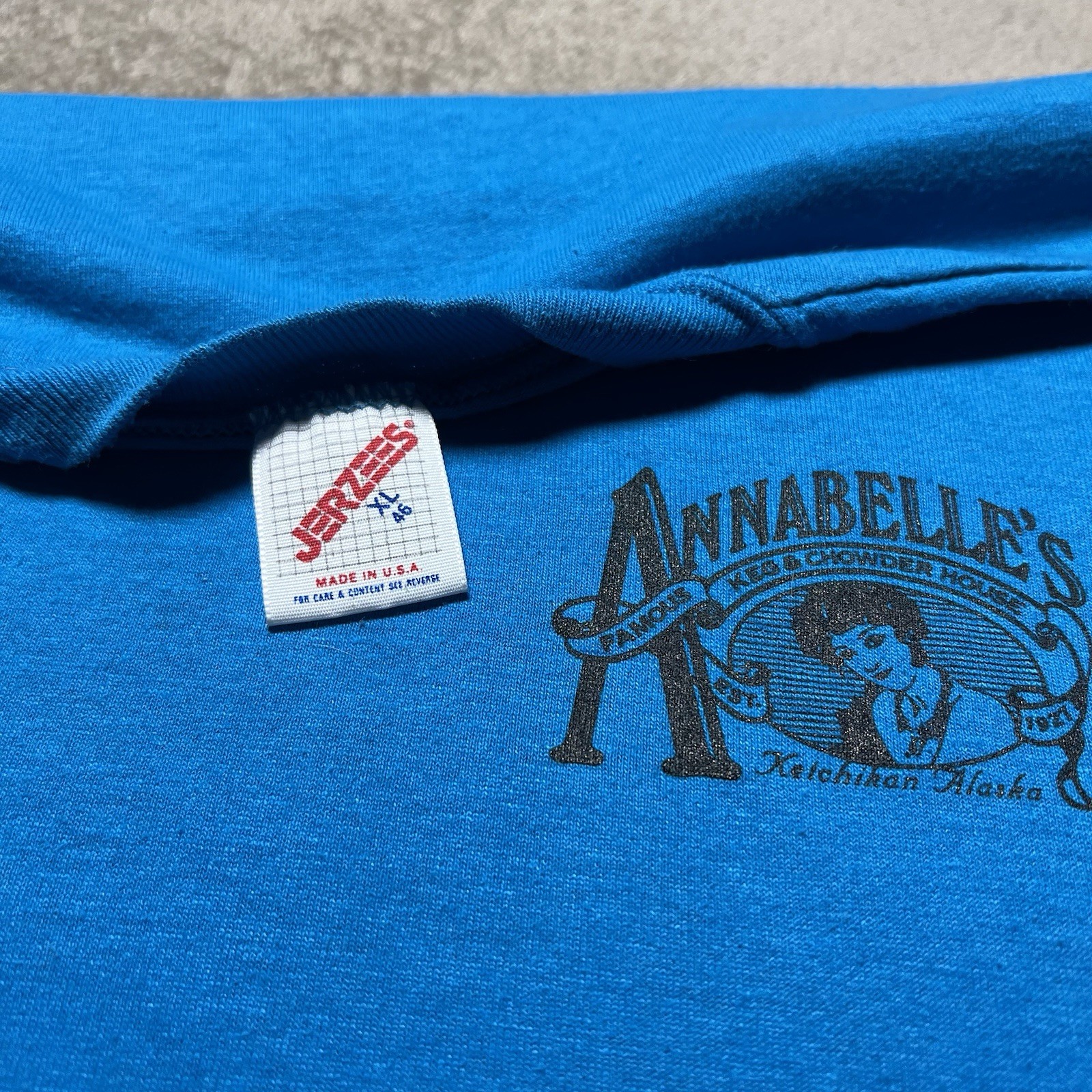 Vintage 90s Annabelles Alaska T Shirt Mens XL Single Stitch Jerzees Souvenir Tee