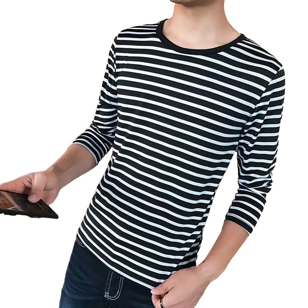 Men Tops Tees 1 Pcs Casual Durable Round Neck Shirts Spring And Autumn