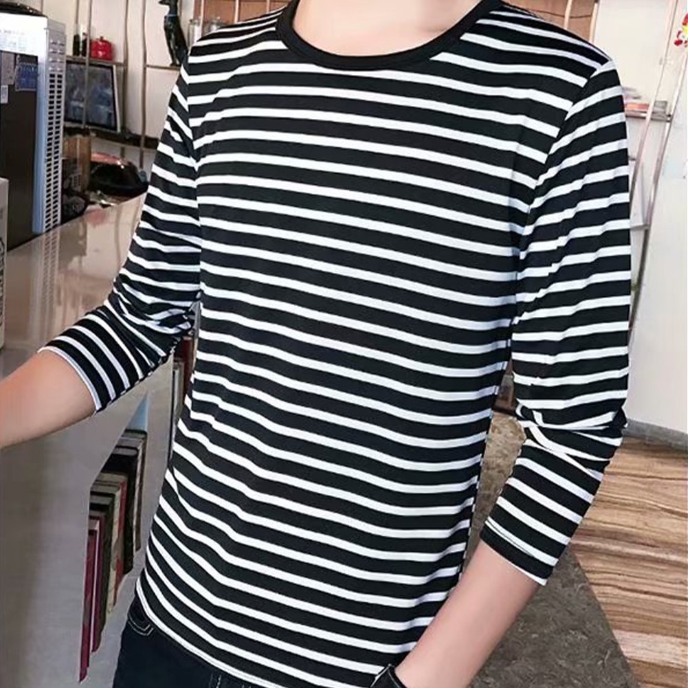 Men Tops Tees 1 Pcs Casual Durable Round Neck Shirts Spring And Autumn