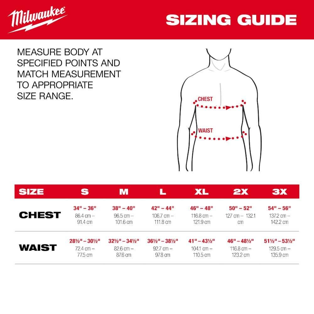 Milwaukee Gen II Men&rsquo;s Work Skin Large Gray Lightweight Performance T-Shirt