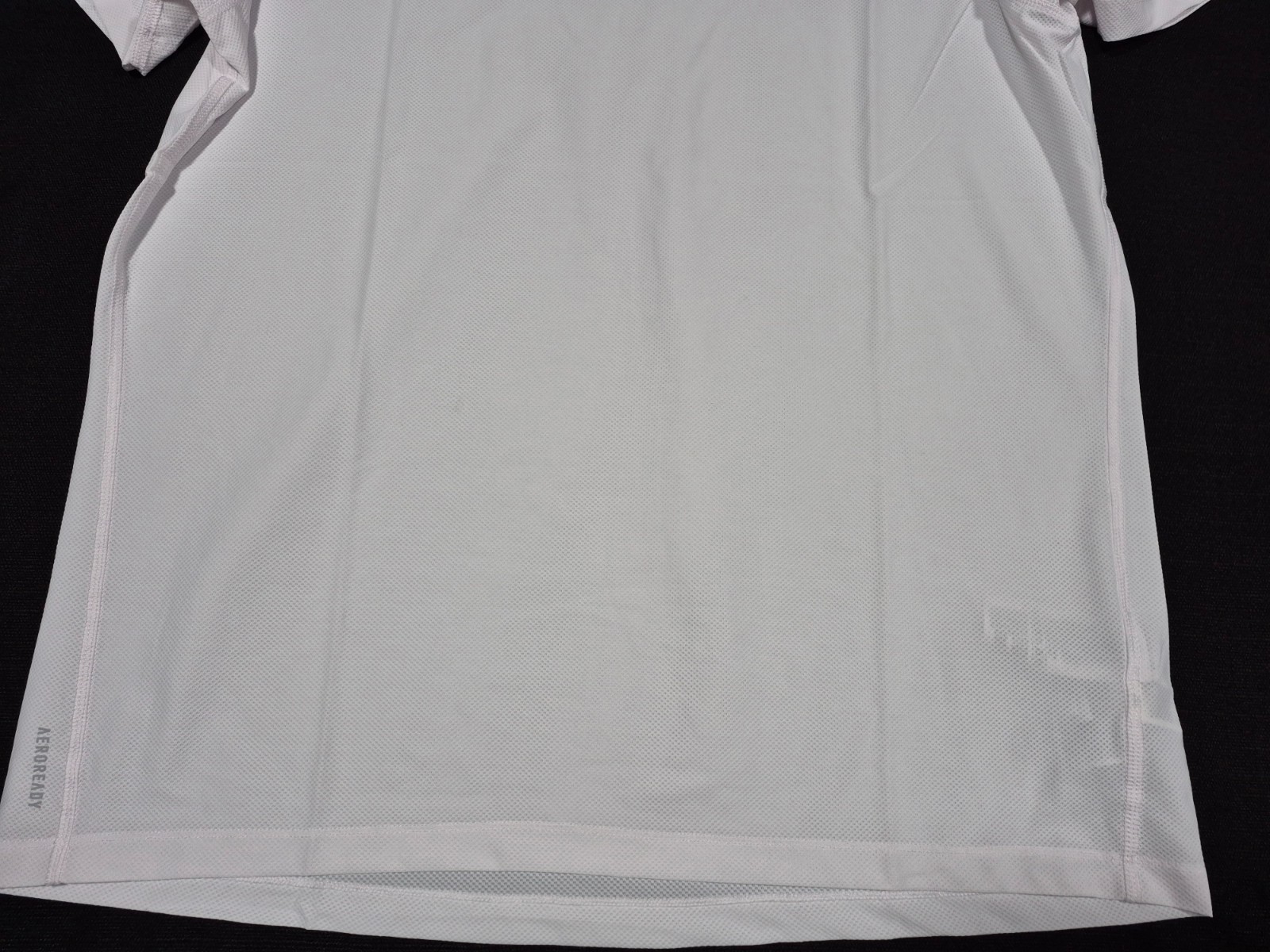 Adidas Mens OWN THE RUN Shirts S/S Training White Blackr- Jersey Jogging IK7436