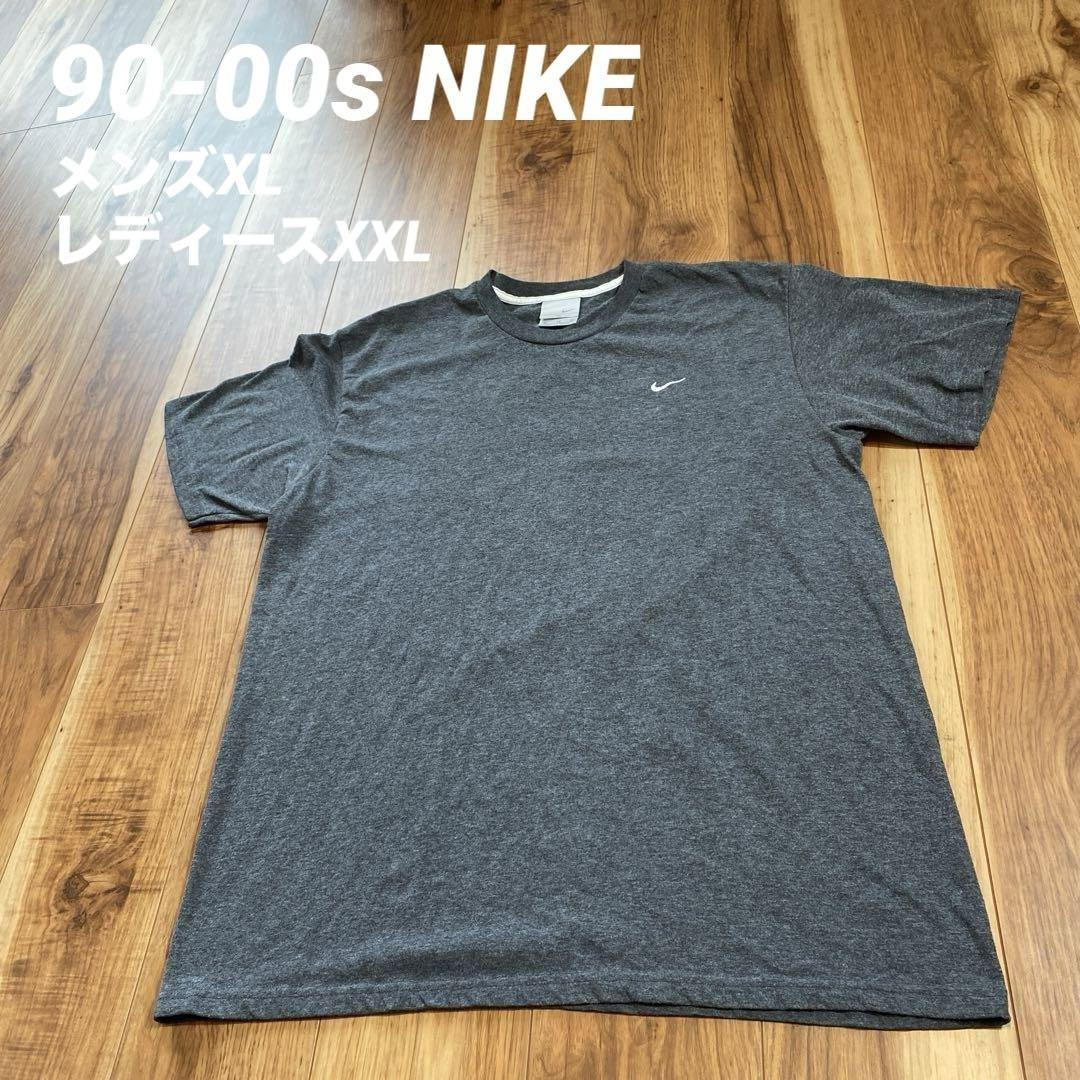 Men size L T-Shirt Us Imported Vintage Clothing 90-00Snike Nike One-Point Logo E