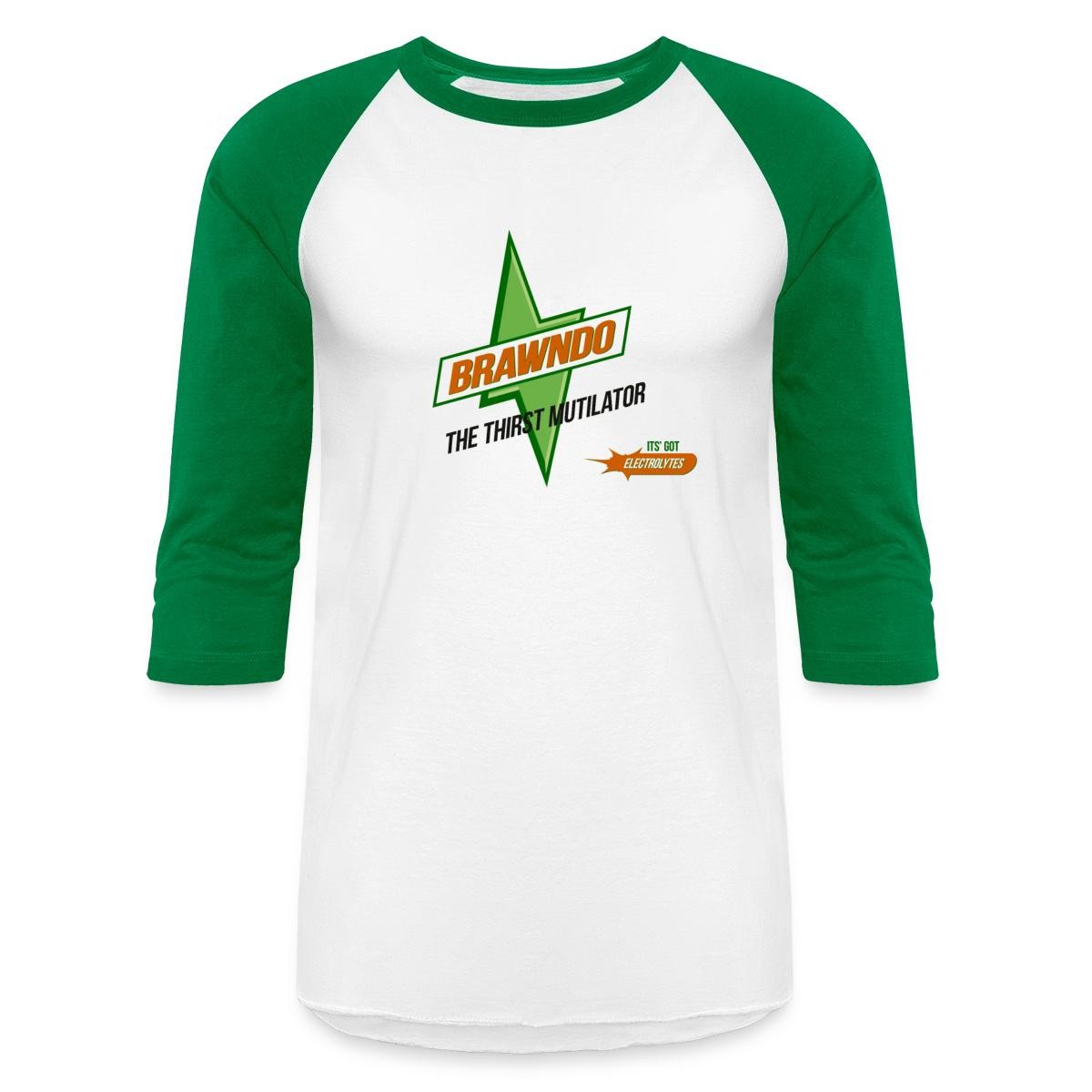 Brawndo The Thirst Mutilator Fictional Energy Drink Unisex Baseball T-Shirt