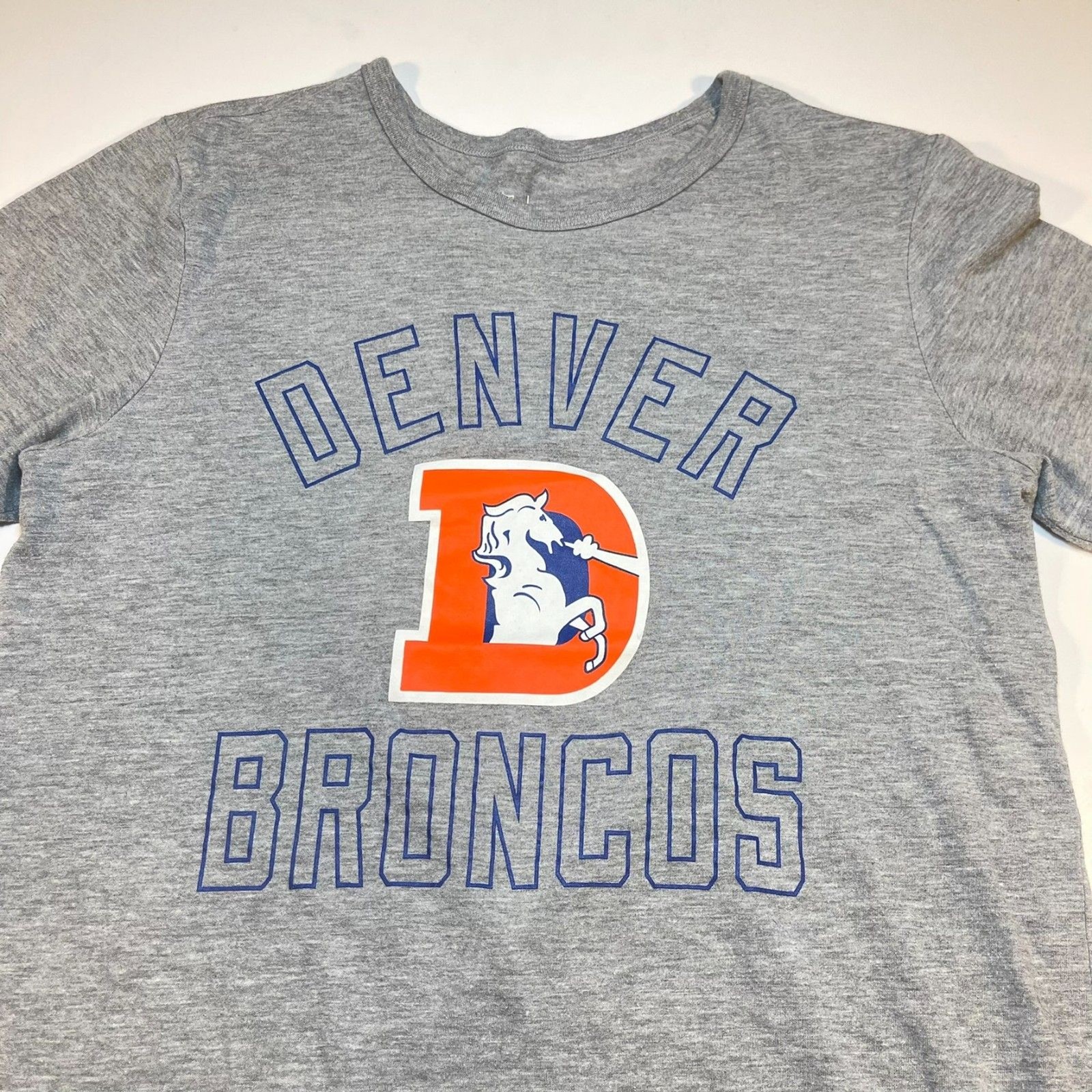 NIKE Denver Broncos NFL Football T SHIRT Sz Mens M Tri Blend