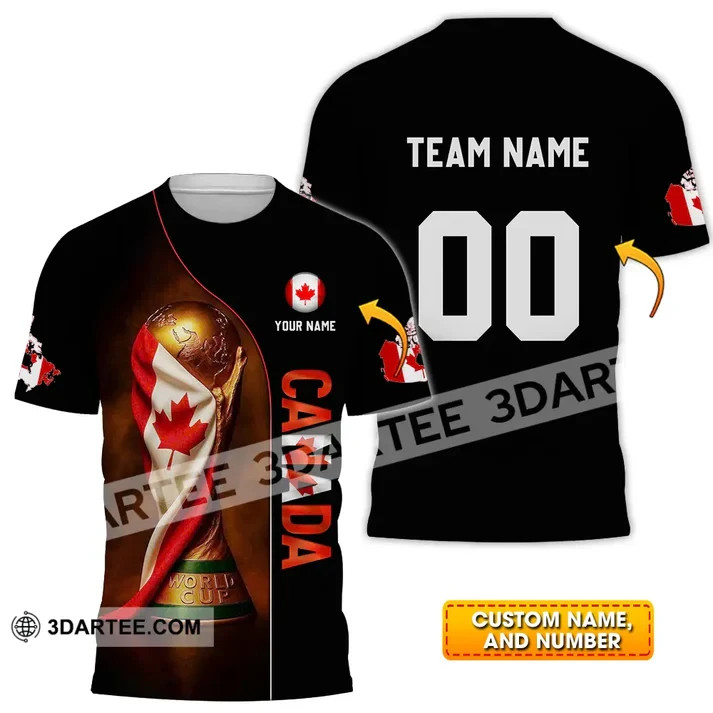 Unisex Shirt – Custom Canada World Cup 2026 3D Shirt reprint VK13772
