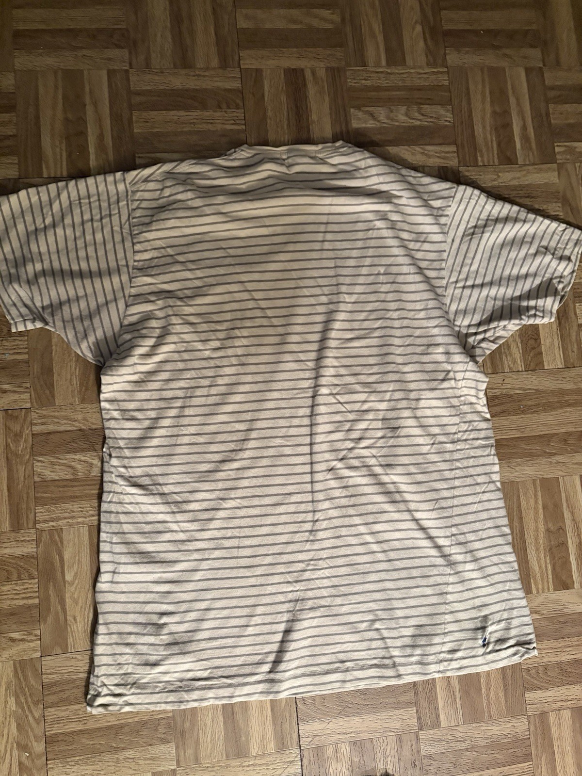 Polo Ralph Lauren Men&rsquo;s Striped Cotton Jersey Crew Neck T-Shirt SS Cream Green M