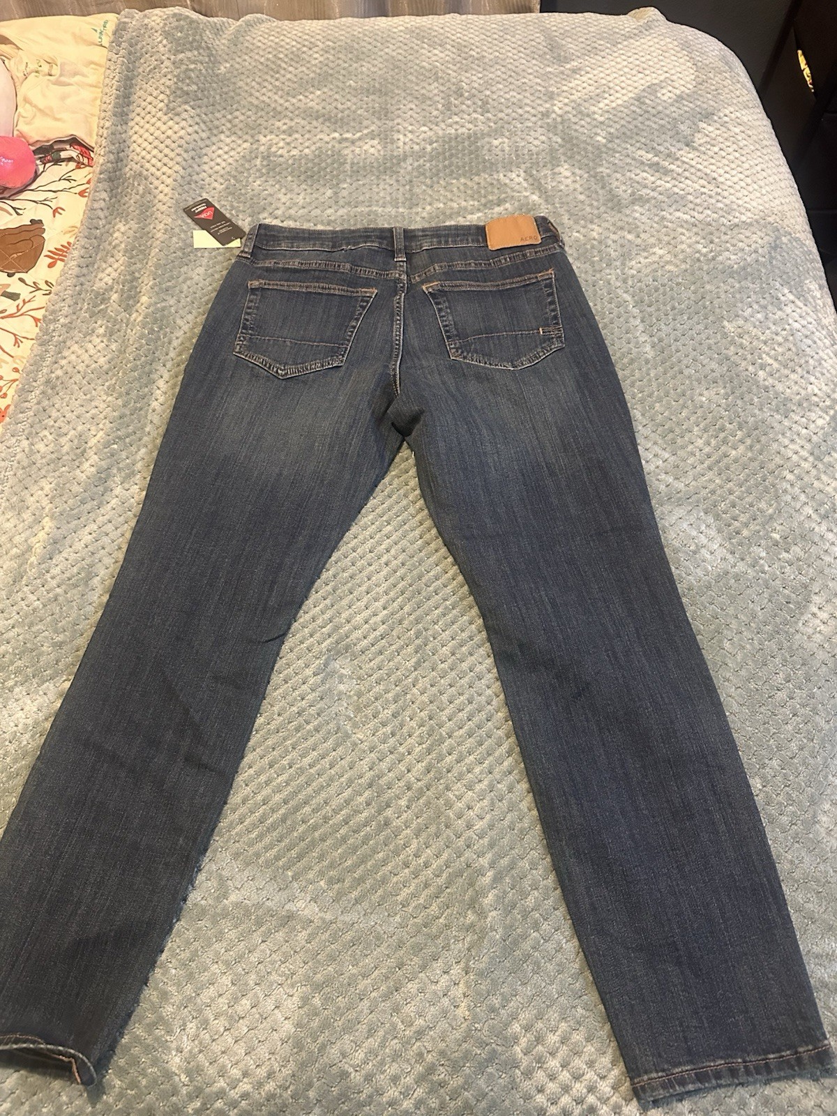 AERO Skinny Denim Jeans for men’s Medium Wash Blue Slim Fit