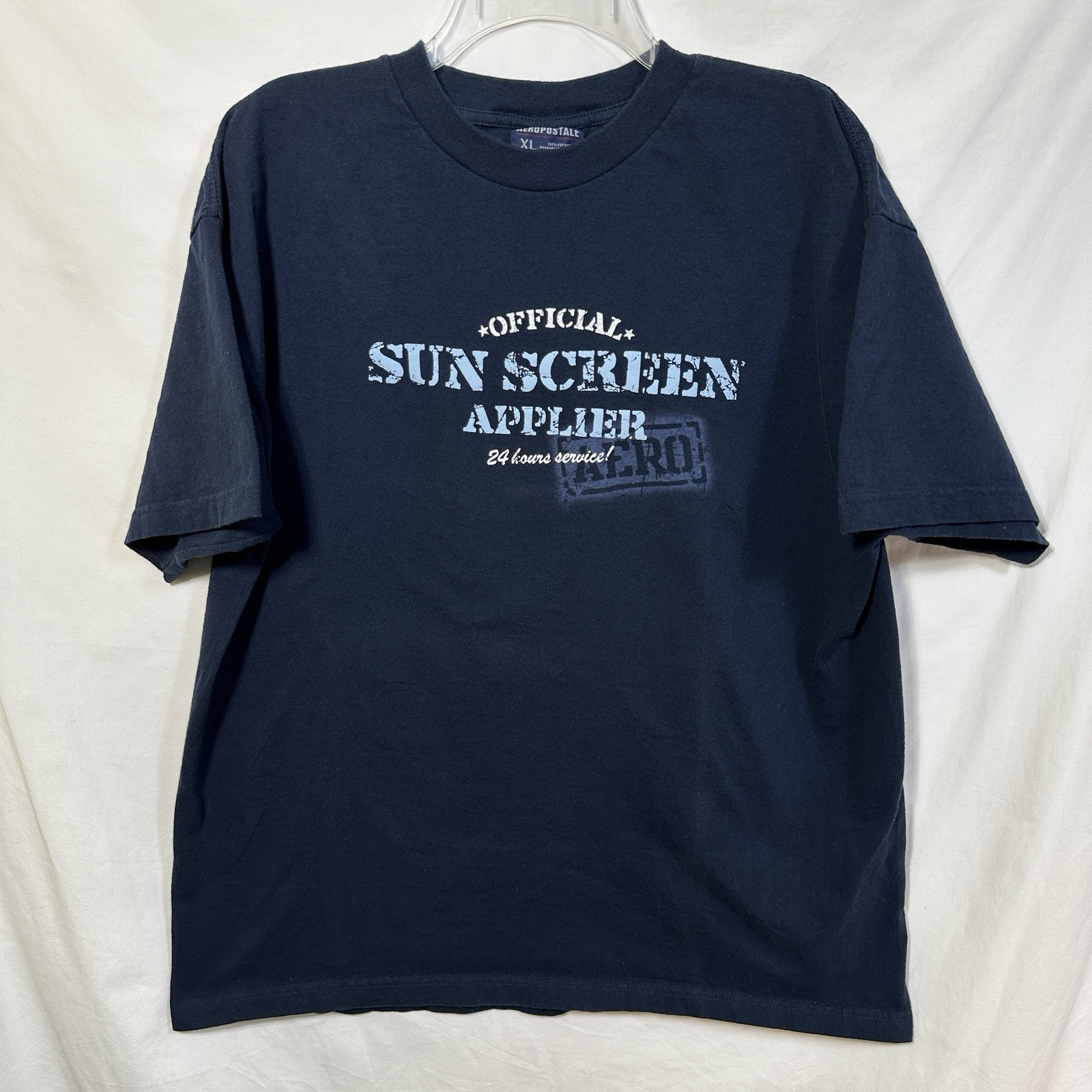 Vintage Aeropostale XL T-Shirt Official Sun Screen Applier 24 hours service! Tee