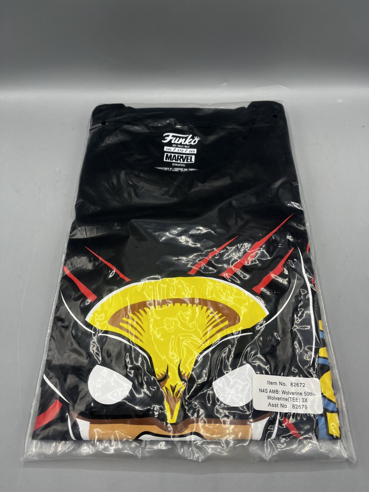 Funko Marvel Collector Corps – Wolverine 50th Anniversary Shirt – Size – 3XL