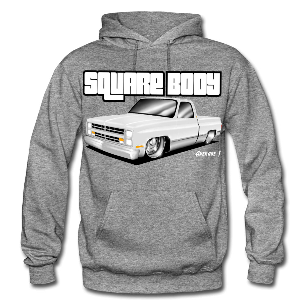Squarebody Grey, C10 Hoodie