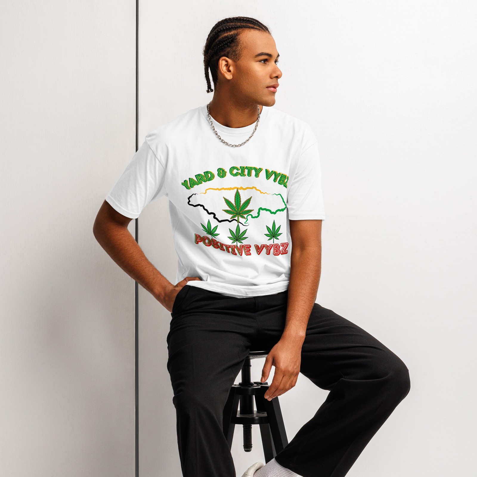 Yard & City Vybz Cotton Heritage MC1082 I Men&rsquo;s Premium Short Sleeve Tee