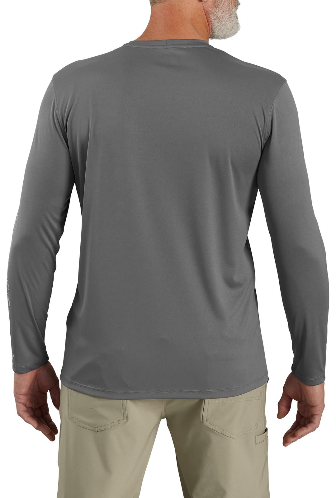 Carhartt Force Sun Defender Lightweight Long-Sleeve T-Shirt Steel 106164 Large