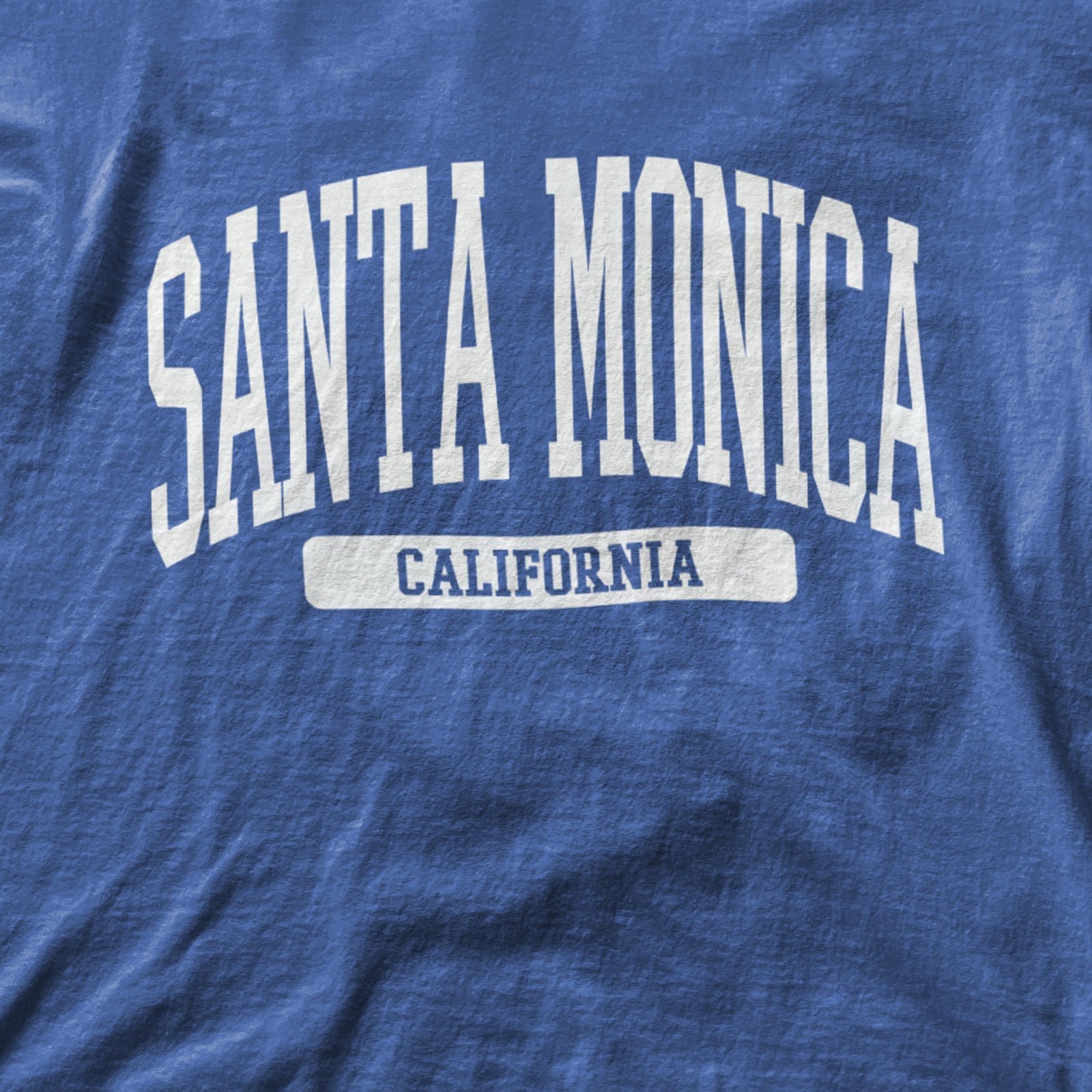 Santa Monica Beach California Souvenir Aesthetic, Vintage T-Shirt