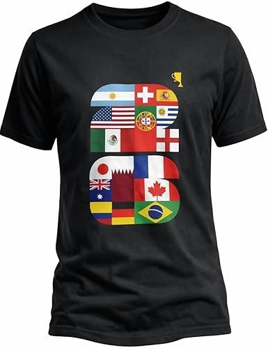 World Cup 2026 Soccer Shirt, Unisex Fan Apparel for Match Days & Travel