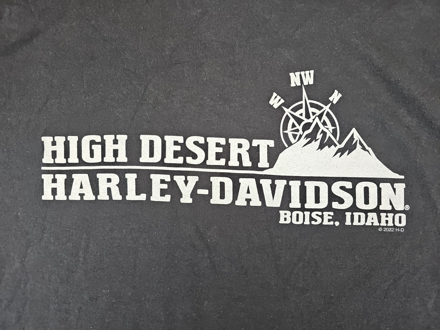Harley-Davidson Men’s Skull Graphic T-Shirt Large Black High Desert Harley