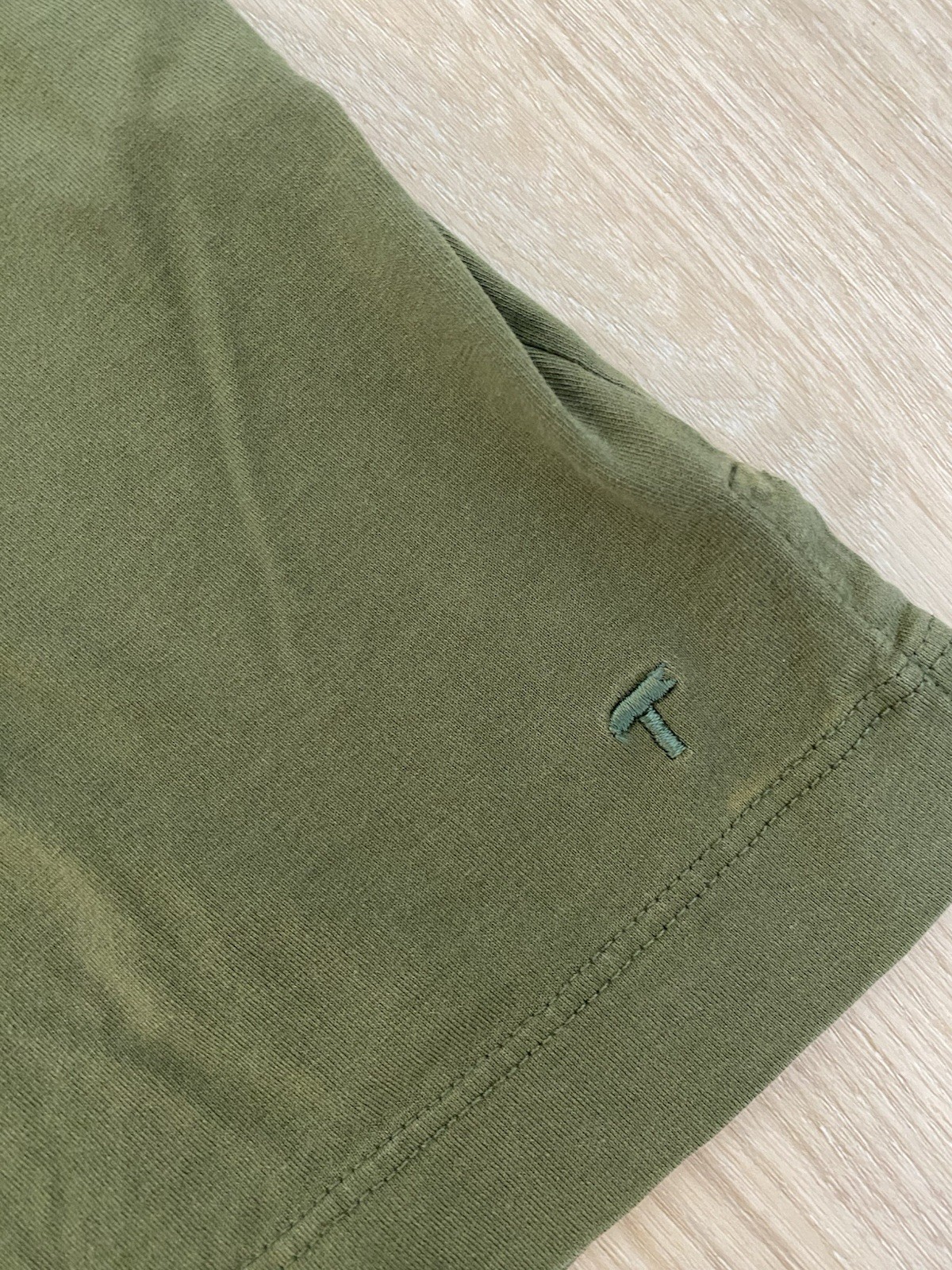 Left Coast Tee M11 Mens Green Classic Preppy Casual Pima Cotton T Shirt Sz Large
