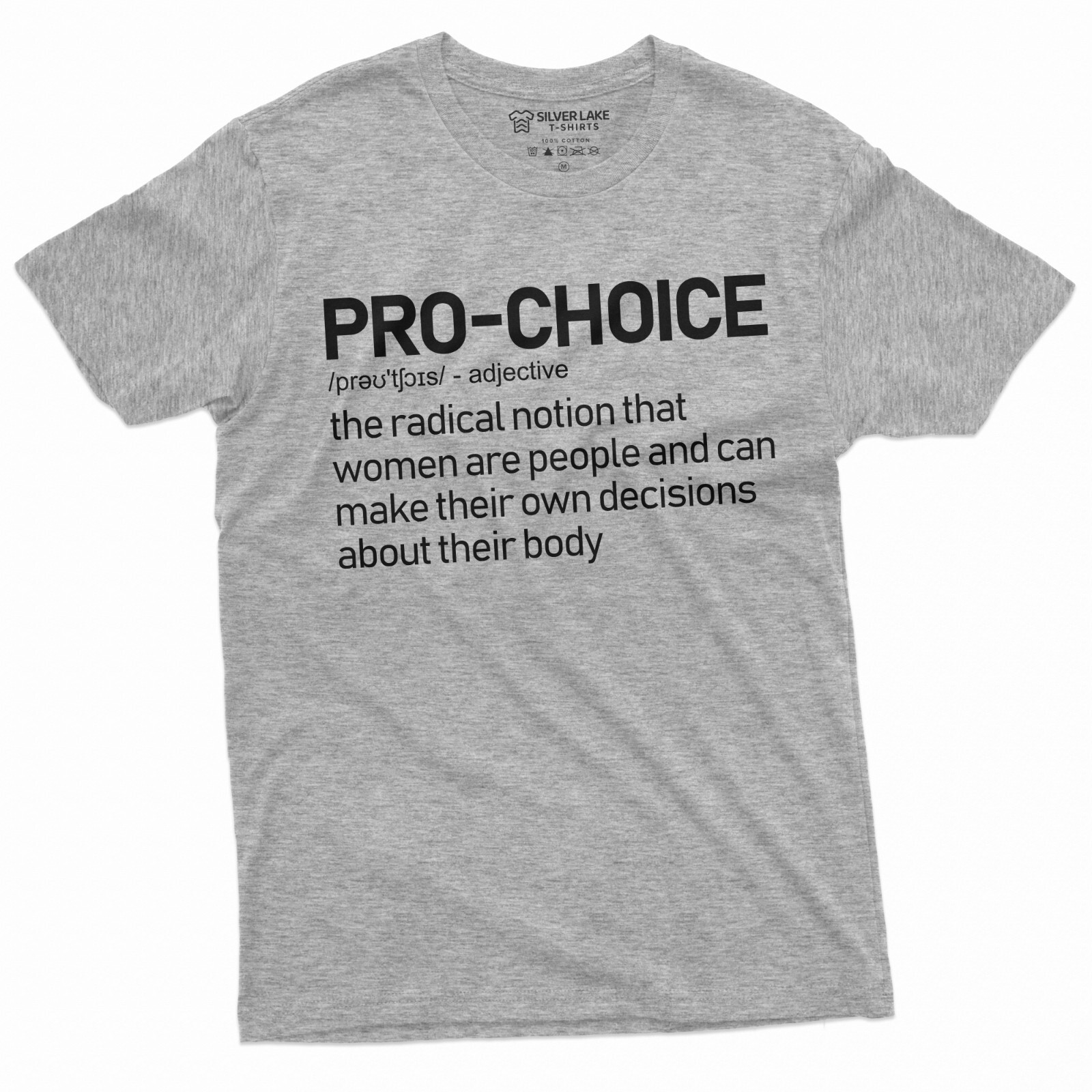 Pro Choice Feminism T-shirt Women&rsquo;s Rights Supporter ProChoice Feminist Tee