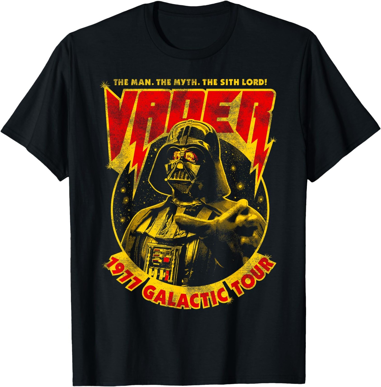 Darth Vader 1977 Galactic Tour Poster T-Shirt