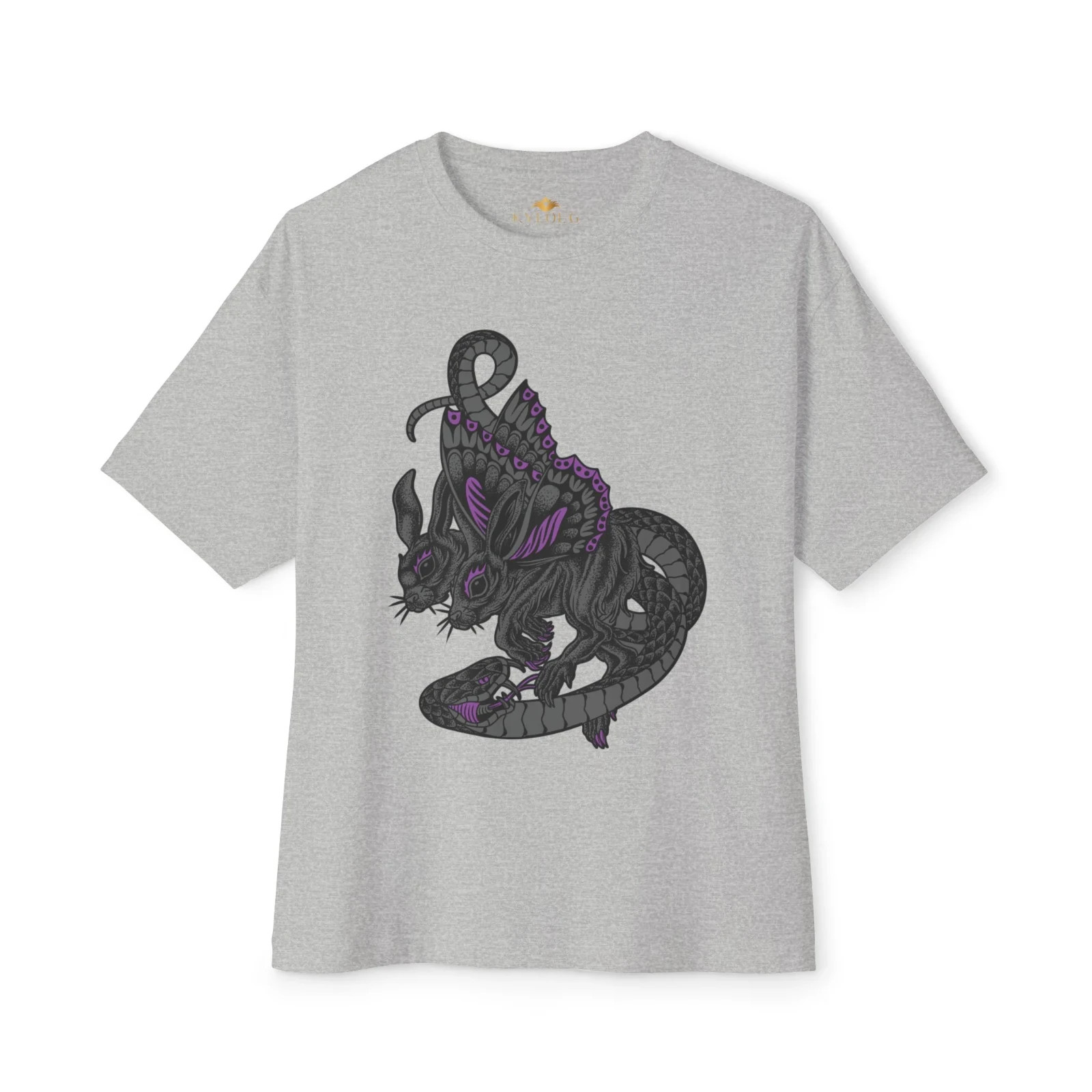 Men&rsquo;s Oversized Round Neck Streetwear T-Shirt Soft Cotton Casual Wear Comfort