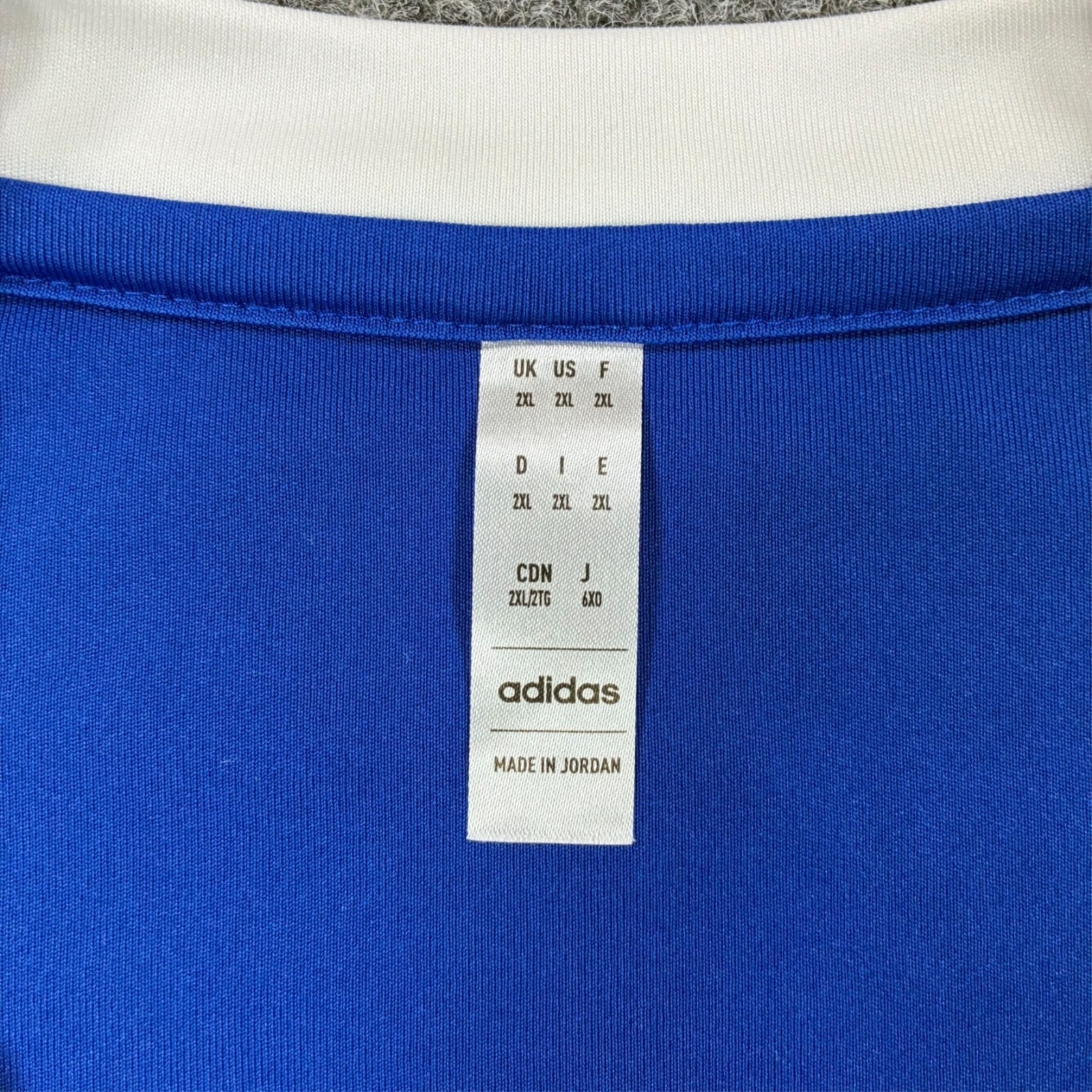 Adidas Aeroready 2XL Blue Soccer Jersey Athletic Training Shirt Performance Tee