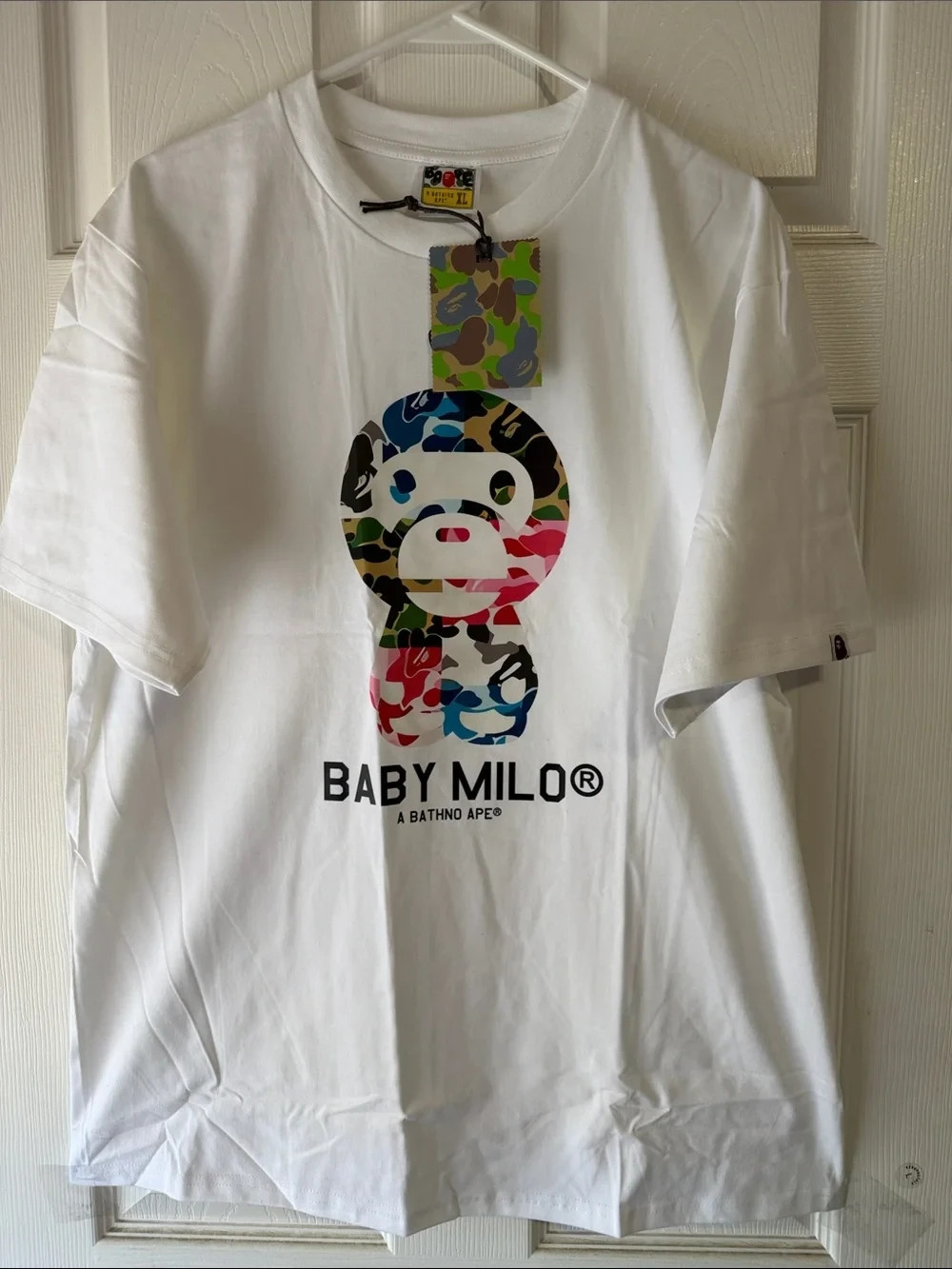 Men&rsquo;s A Bathing Ape BABY MILO® Ape Camo Tee-Shirt Sz Lg & Xl Nwt