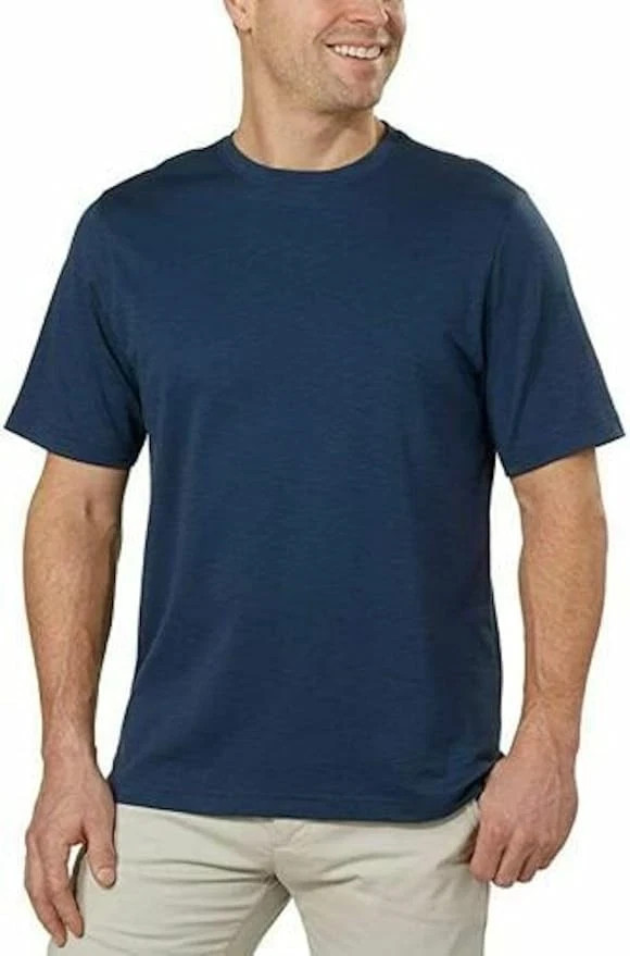 Kirkland Signature Men&rsquo;s Pima Cotton Tee, Navy, Size S