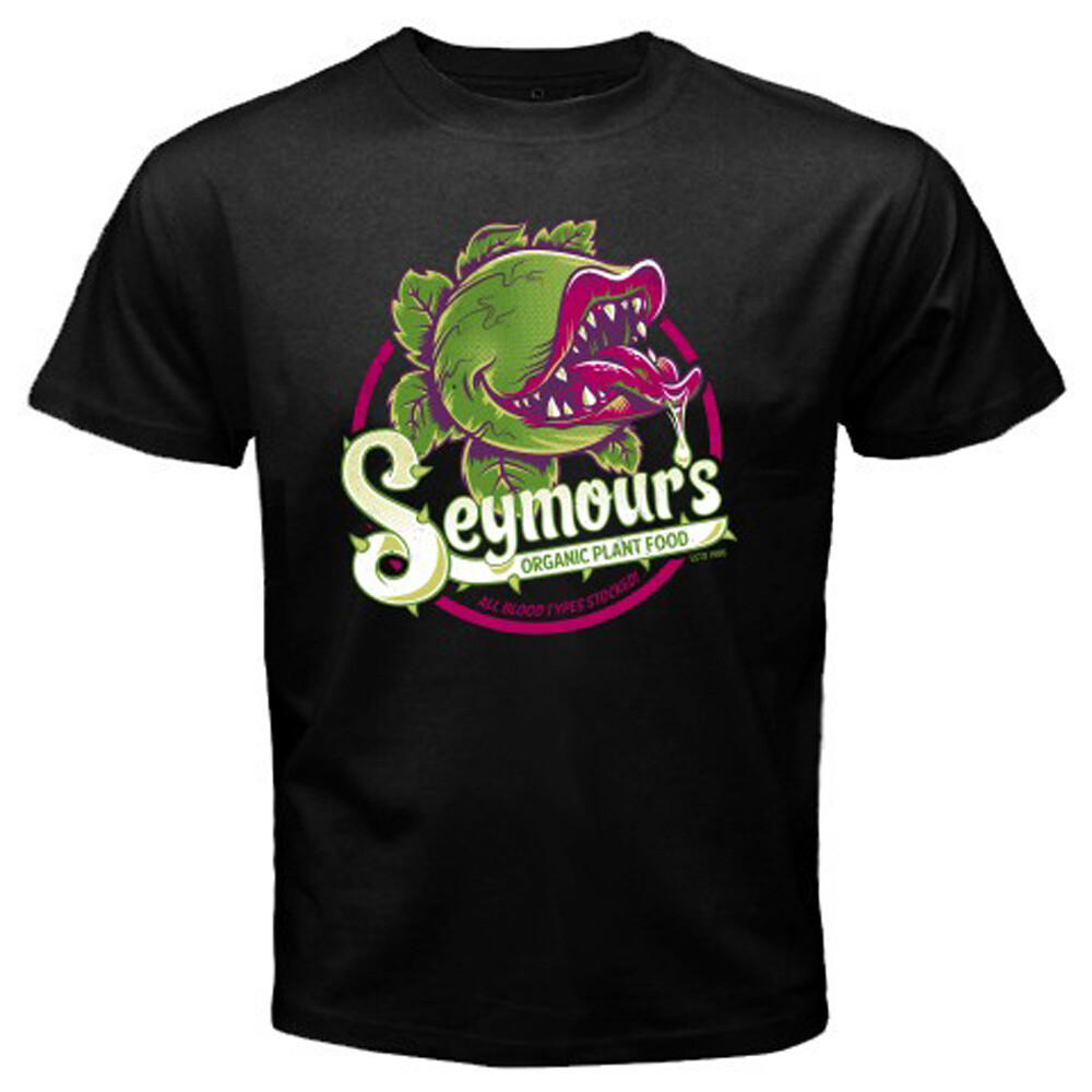Seymour&rsquo;s Organic Plant Food Men&rsquo;s Black T-Shirt Size S-5XL