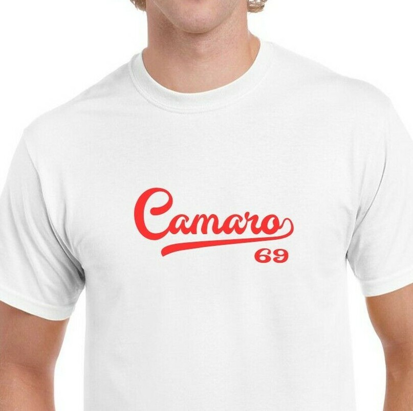 Camaro 69 Script Tail Shirt – 1969 Classic Muscle Race Car – All Size & Colors