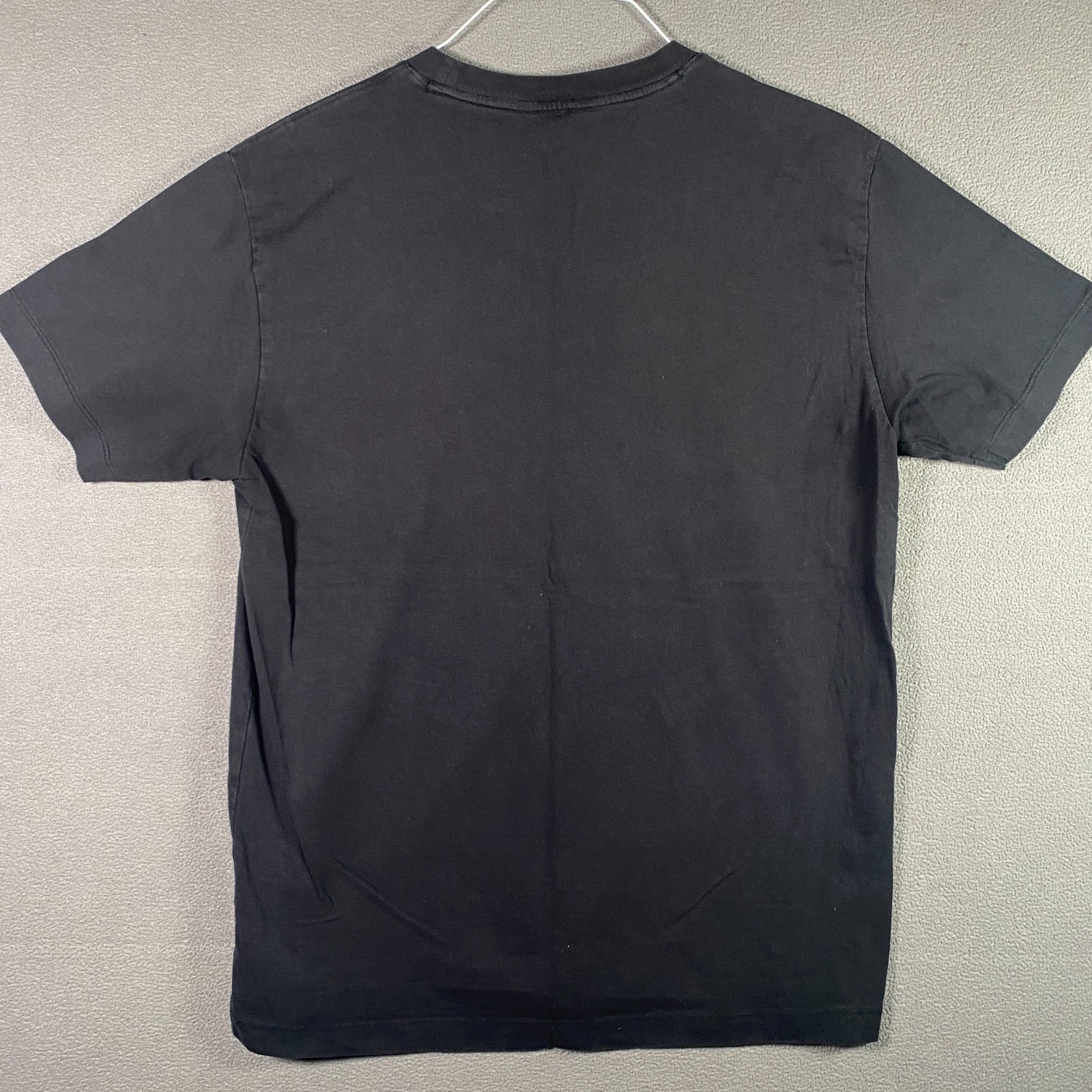 Club Monaco T-Shirt Adult Large Mens L Black Crew Neck S/S Cotton Tee
