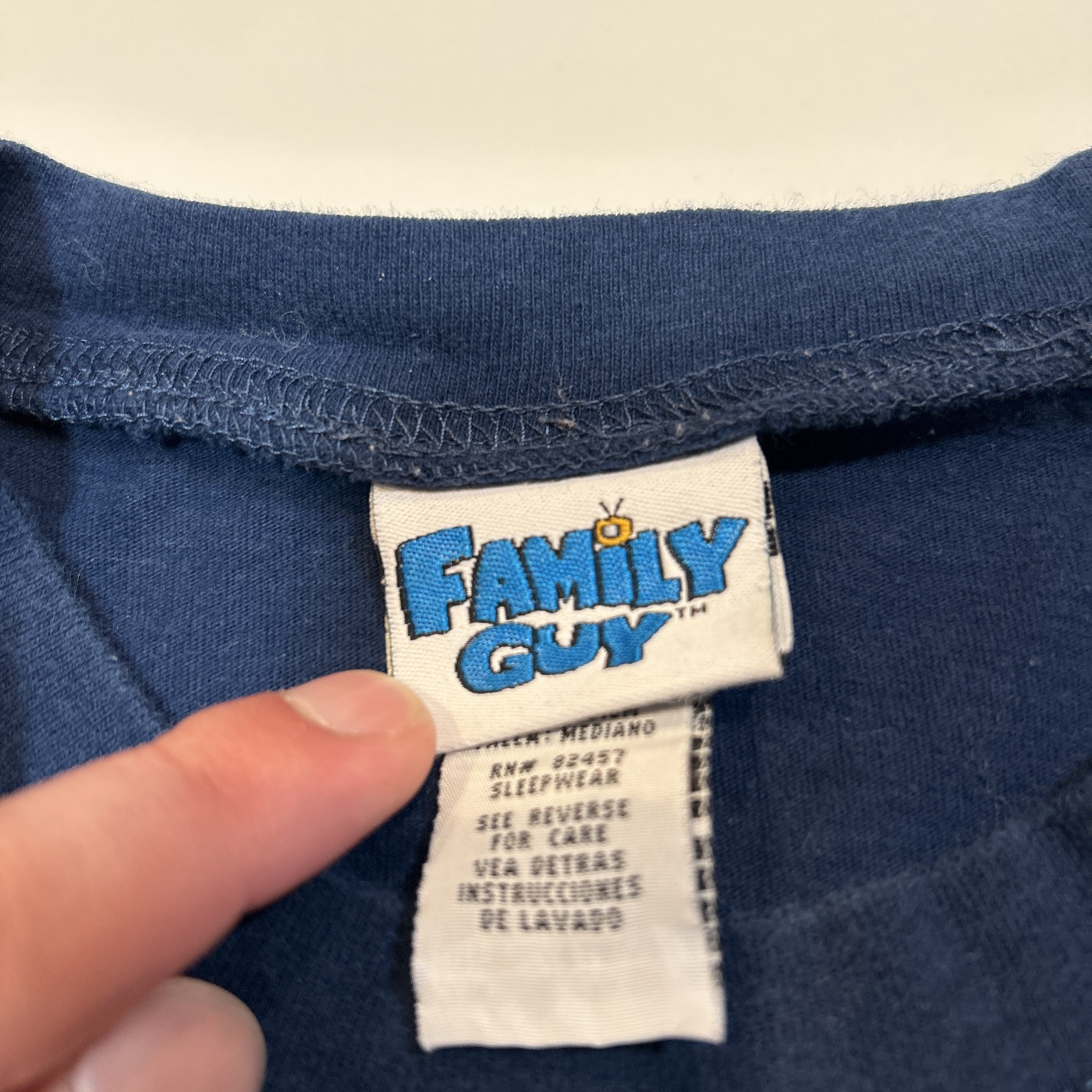 Family Guy Mens Shirt Size Medium Blue Short Sleeve Stewie You Know You Want Me