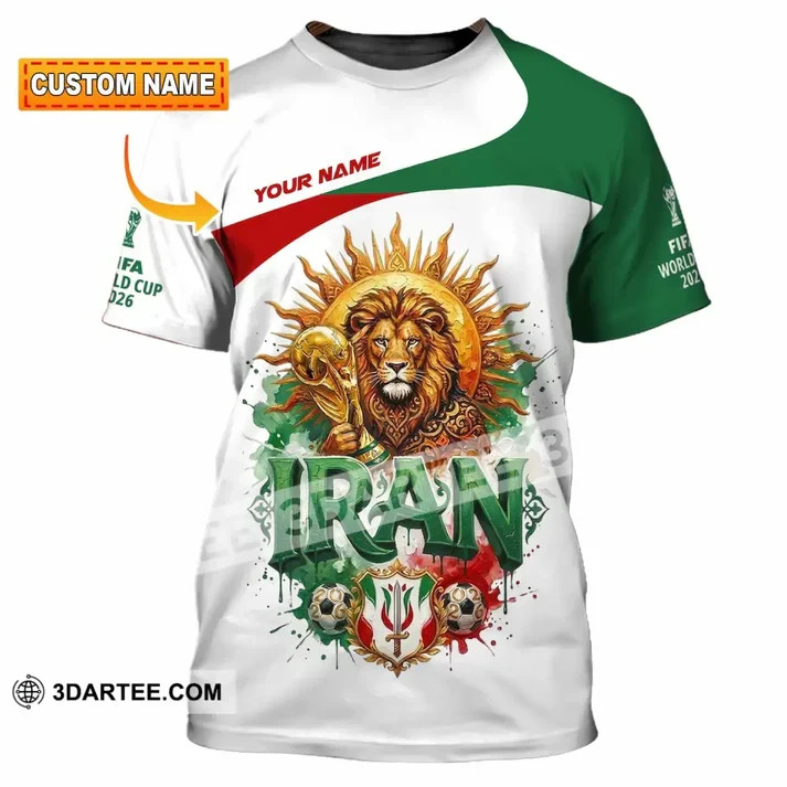 Unisex Shirt – Custom Iran World Cup 2026 3D Shirt reprint VK13771