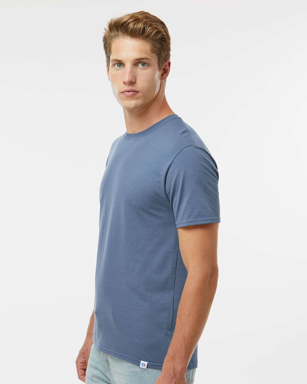 🔥 Russell Athletic Men Dri Power Performance T-shirt 64sttm Vintage Blue Med