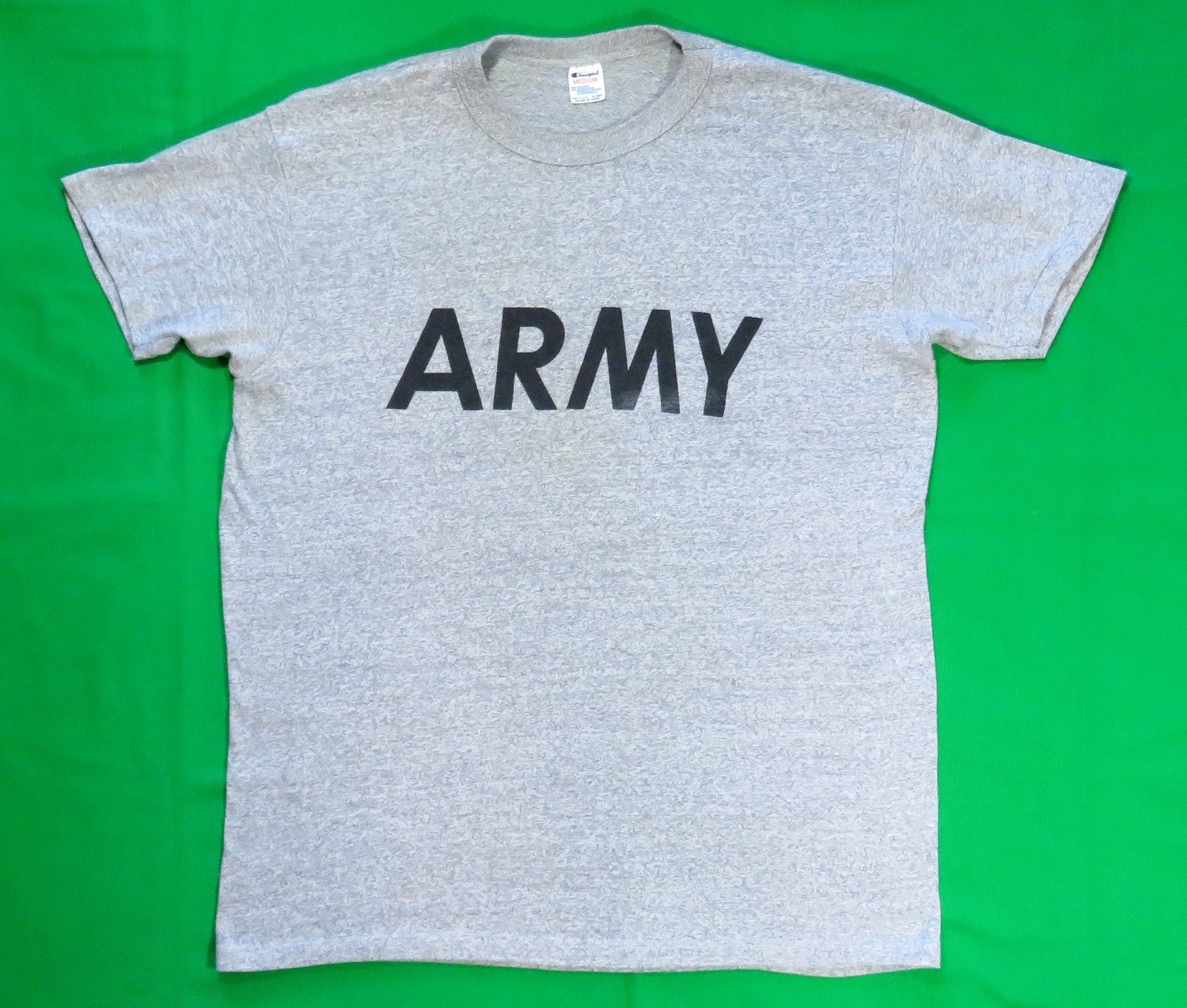 Army USA Military Vintage T Shirt 1980&rsquo;s Champion Tag Boot Camp Sports Athletic