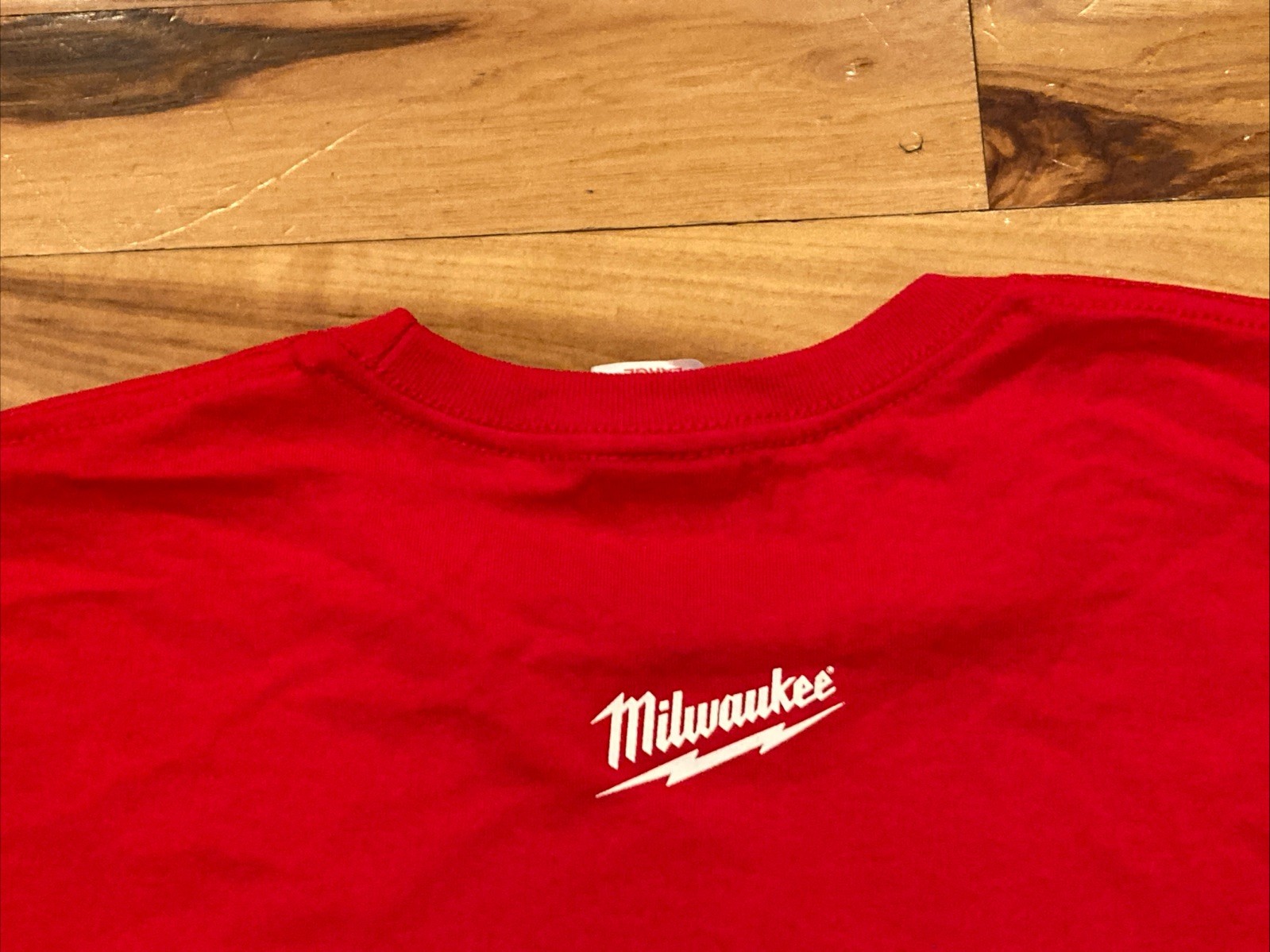 Milwaukee Tools « Smooth From The Start » Red Short Sleeve Work T-Shirt Mens Large