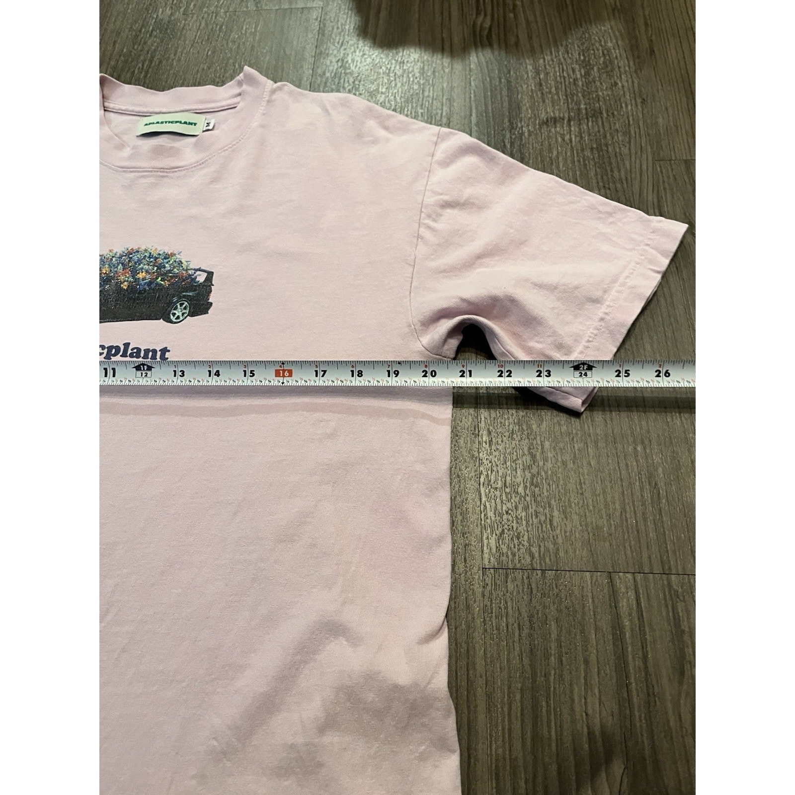 APLASTICPLANT Size Medium Shirt A Plastic Plant Pink Car Plants Instagram Page